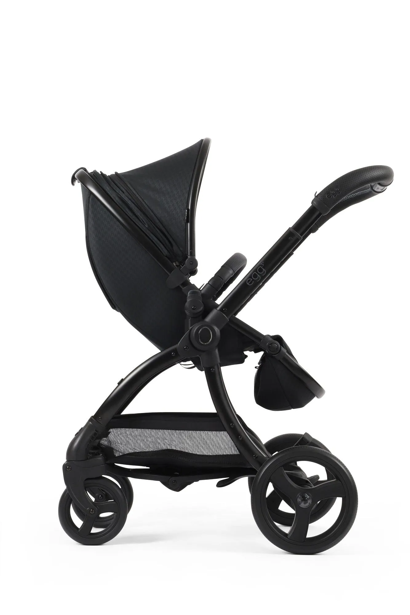 Egg 3 Stroller and Carrycot - Houndstooth Black