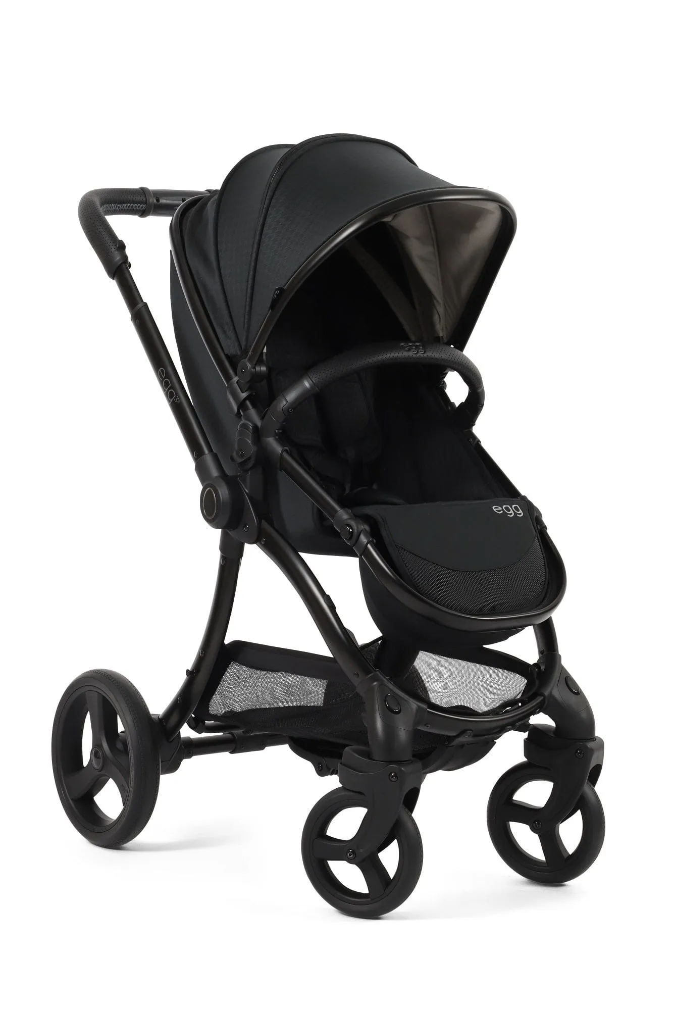 Egg 3 Stroller and Carrycot - Houndstooth Black