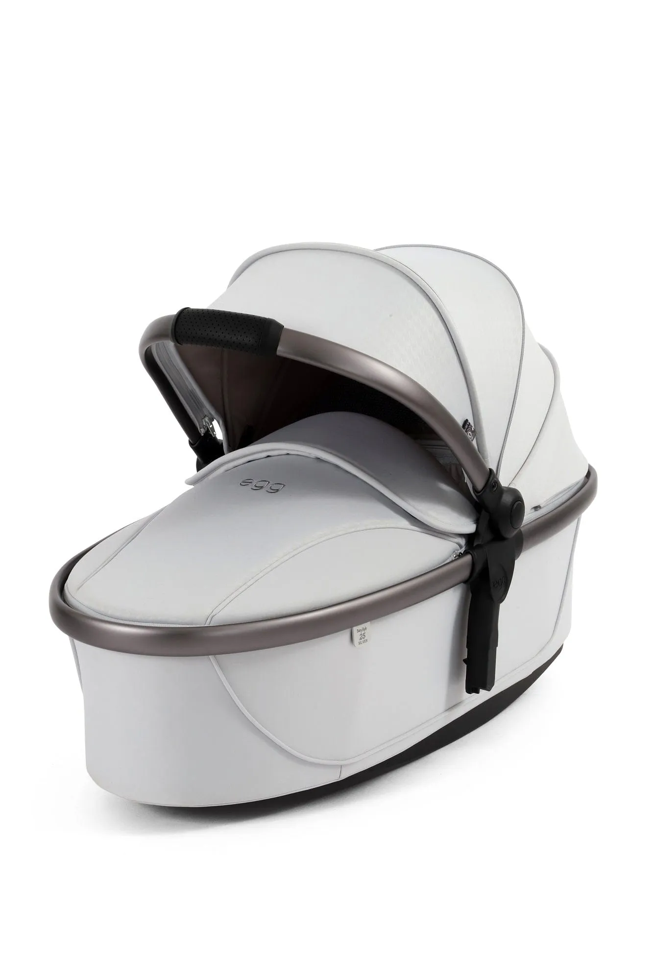 Egg 3 Stroller and Carrycot - Houndstooth Silver