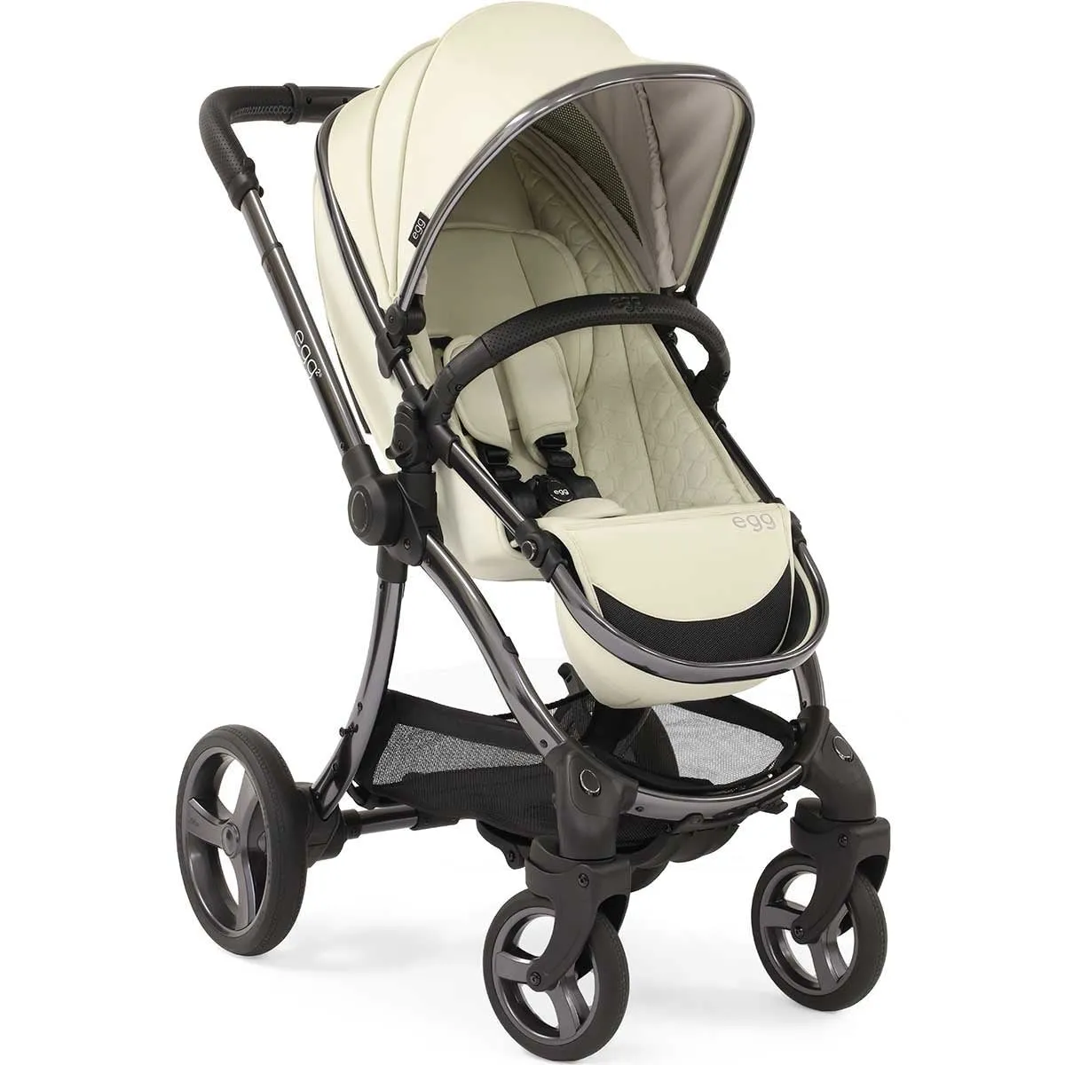 Egg Egg 2 Stroller   Carrycot Complete Pram Set, Moonbeam