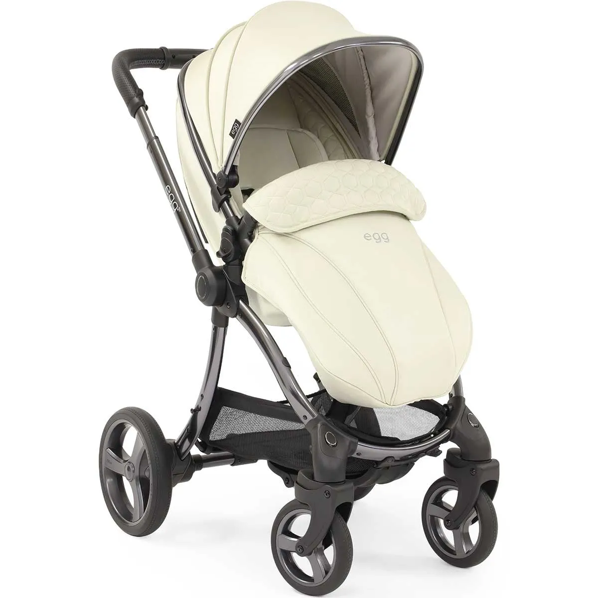 Egg Egg 2 Stroller   Carrycot Complete Pram Set, Moonbeam