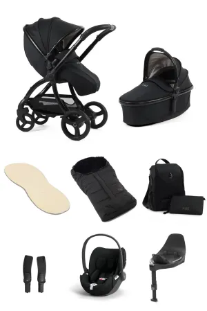Egg Egg 3 Luxury Bundle with Cloud T Car Seat, Houndstooth Black