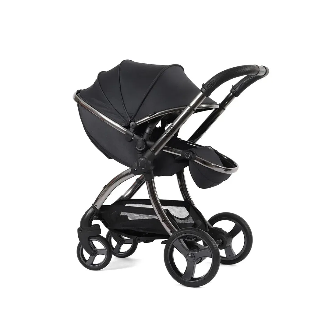 Egg3 With Cozee Air Bedside Crib Sleep Bundle - Carbonite