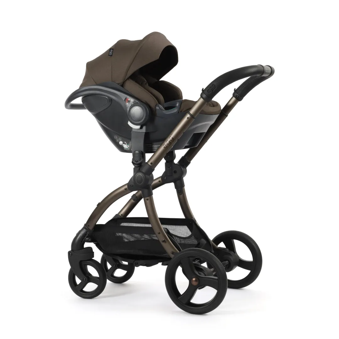 Egg3 With Cozee Air Bedside Crib Sleep Bundle - Chocolate Velvet
