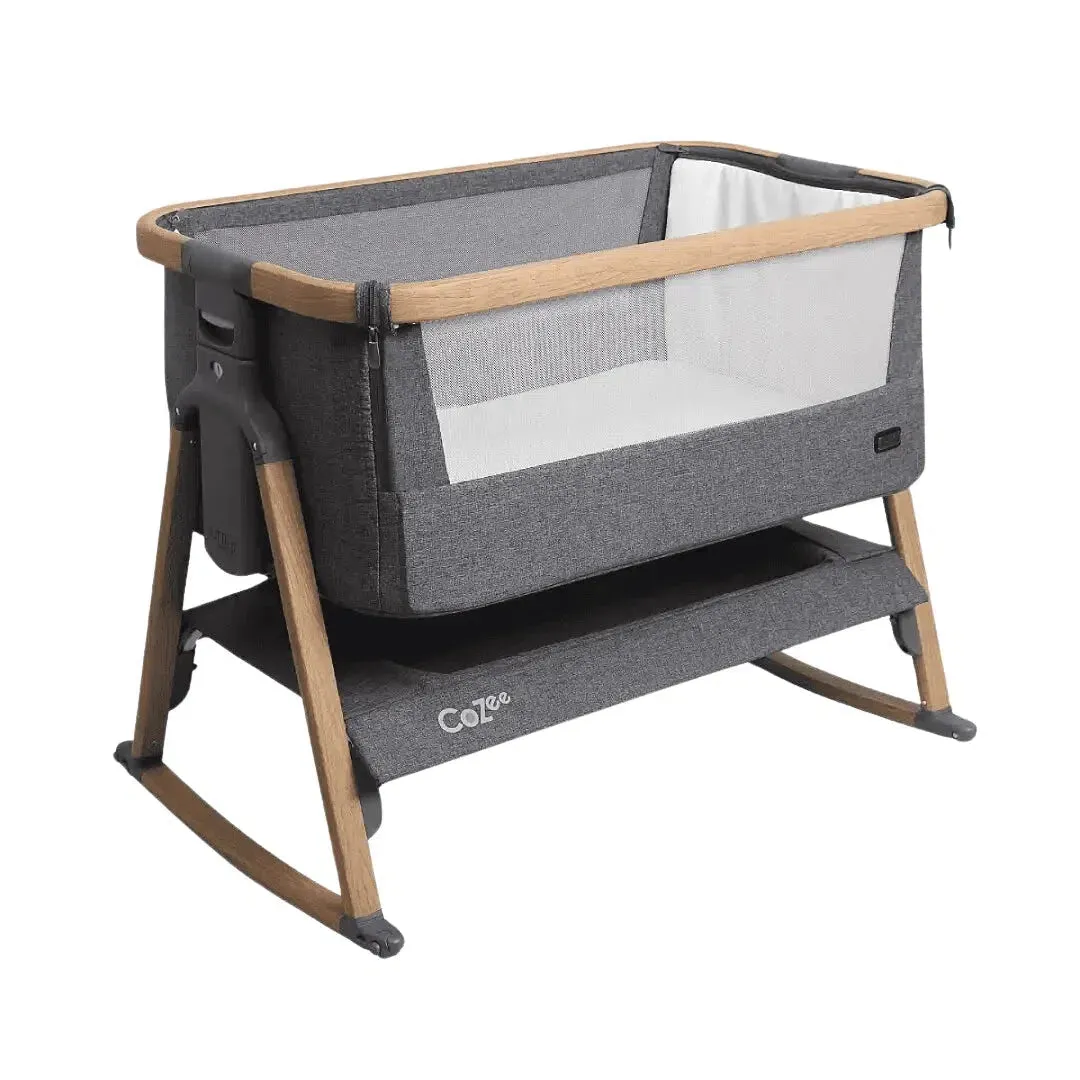 Egg3 With Cozee Air Bedside Crib Sleep Bundle - Mink