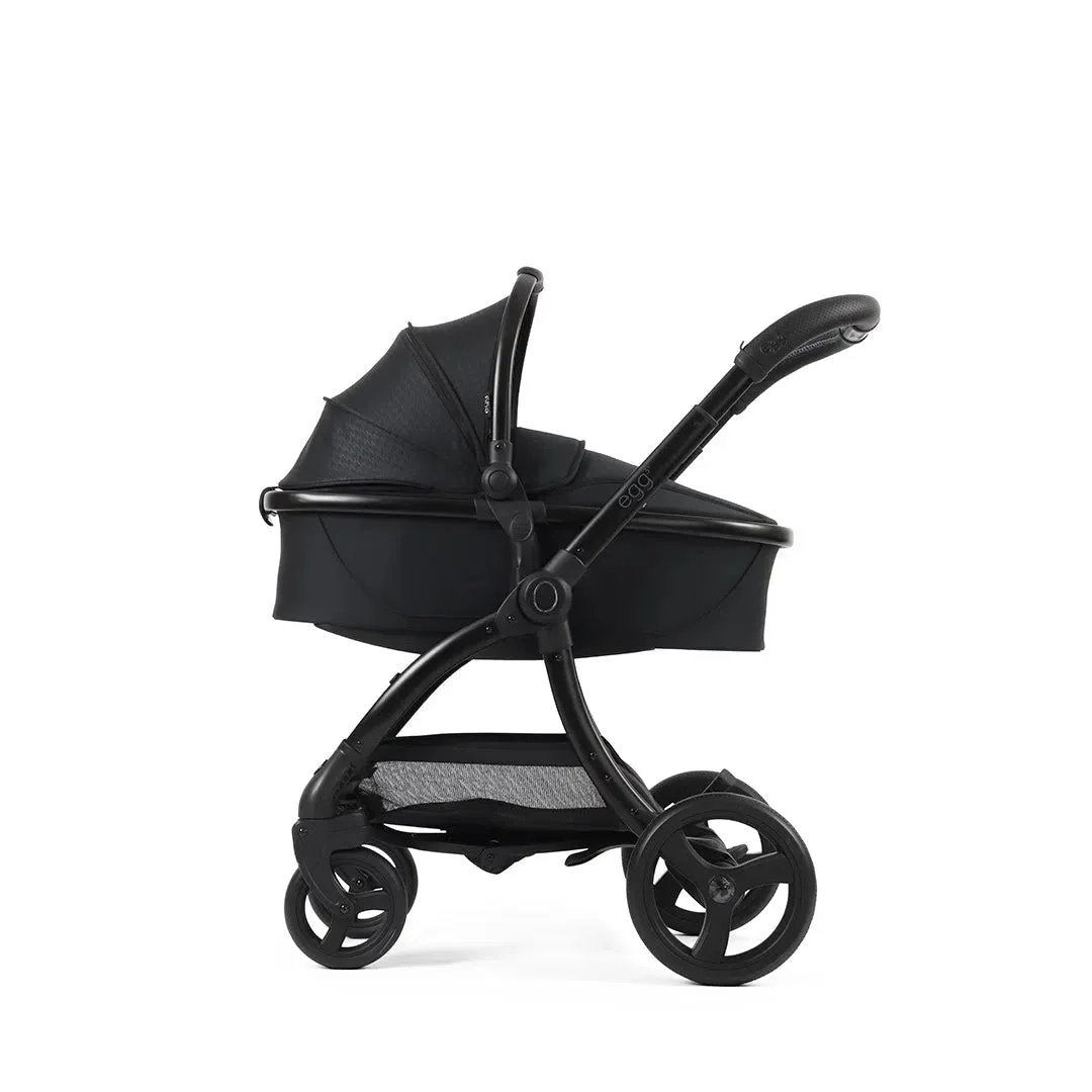 Egg3 With Cozee Air Bedside Crib Sleep Bundle Special Edition - Houndstooth Black