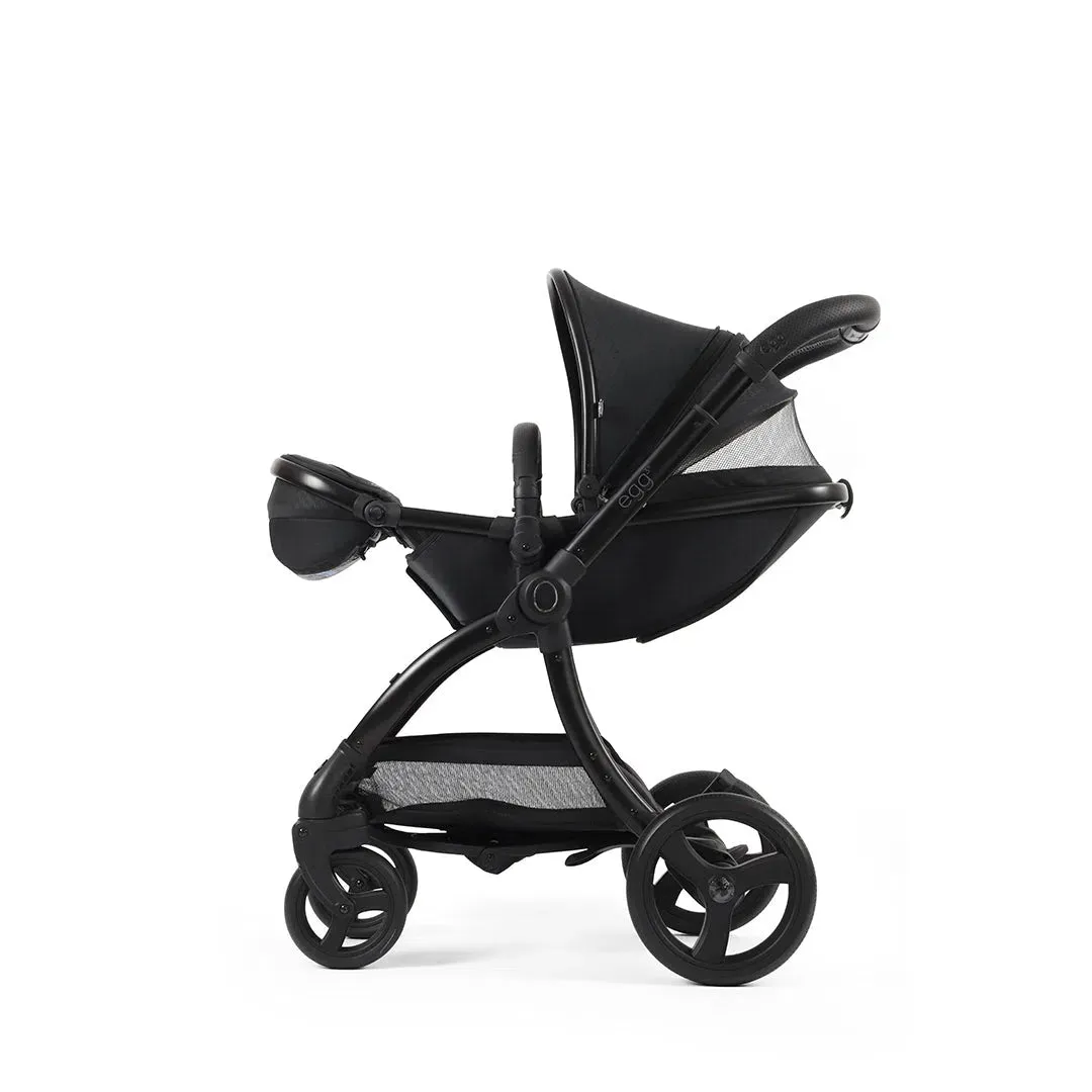 Egg3 With Cozee Air Bedside Crib Sleep Bundle Special Edition - Houndstooth Black