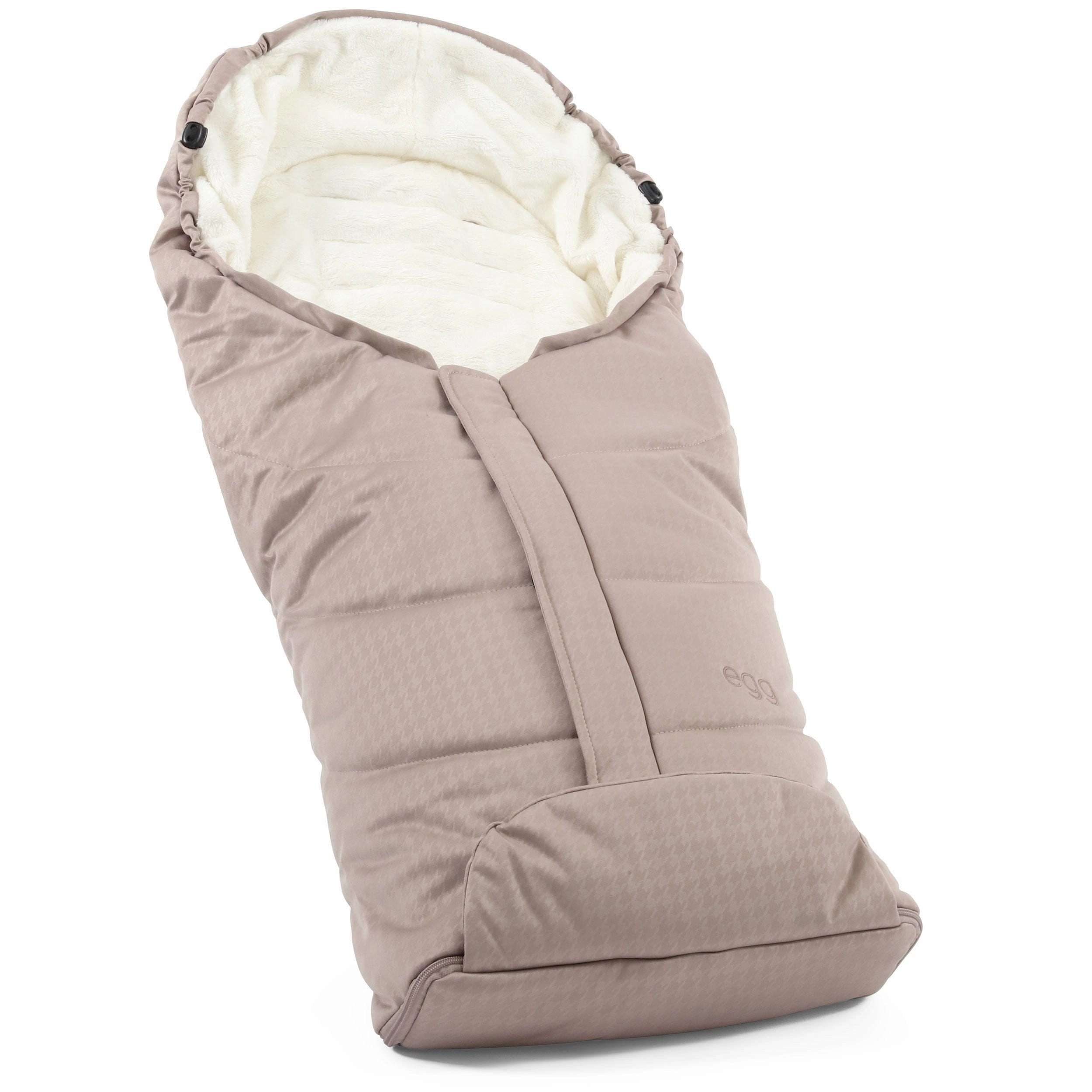 egg3 Footmuff - Houndstooth Almond