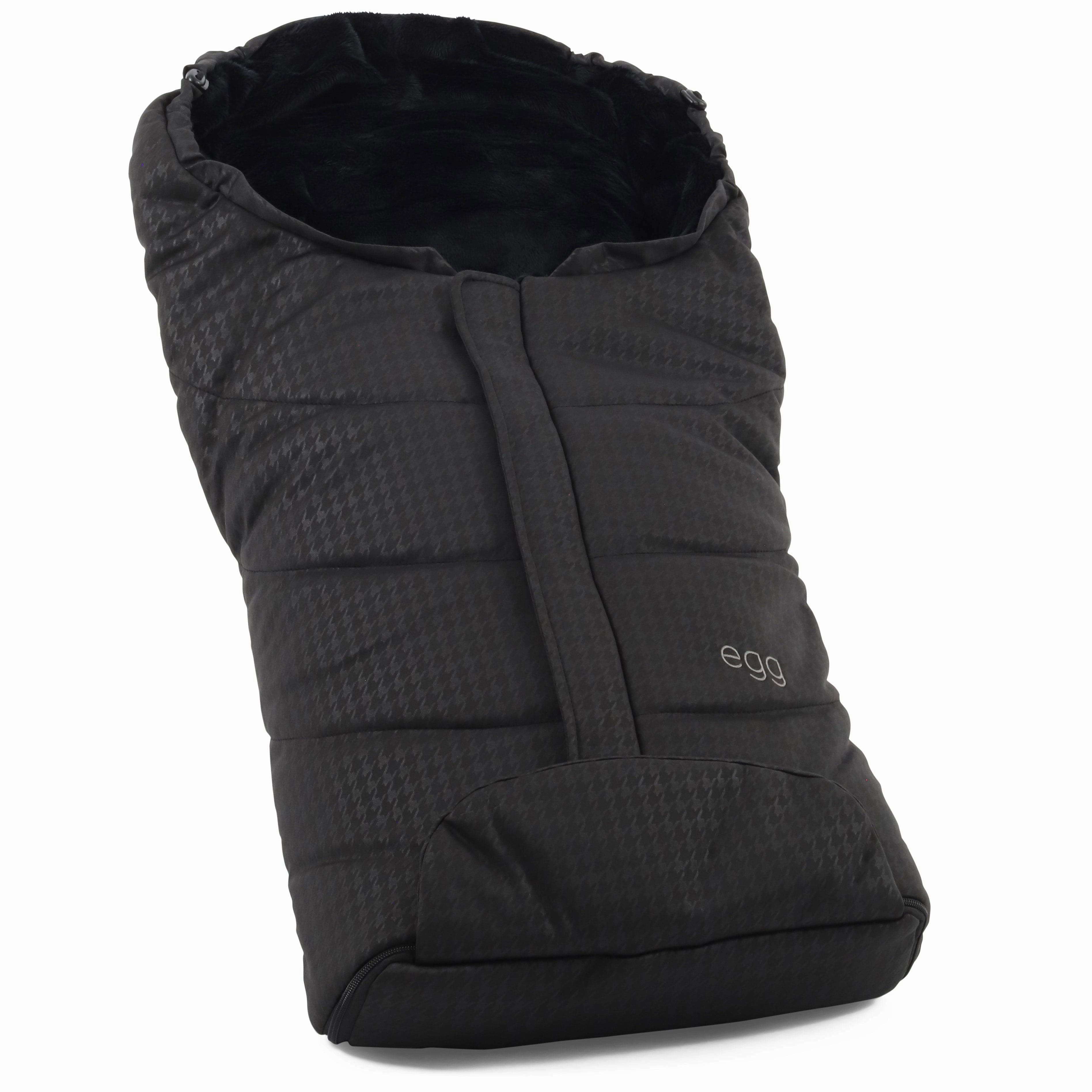 egg3 Footmuff - Houndstooth Black