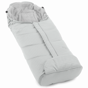 egg3 Footmuff - Houndstooth Silver