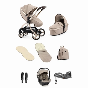 Egg3 Luxury Bundle Travel System - Feather