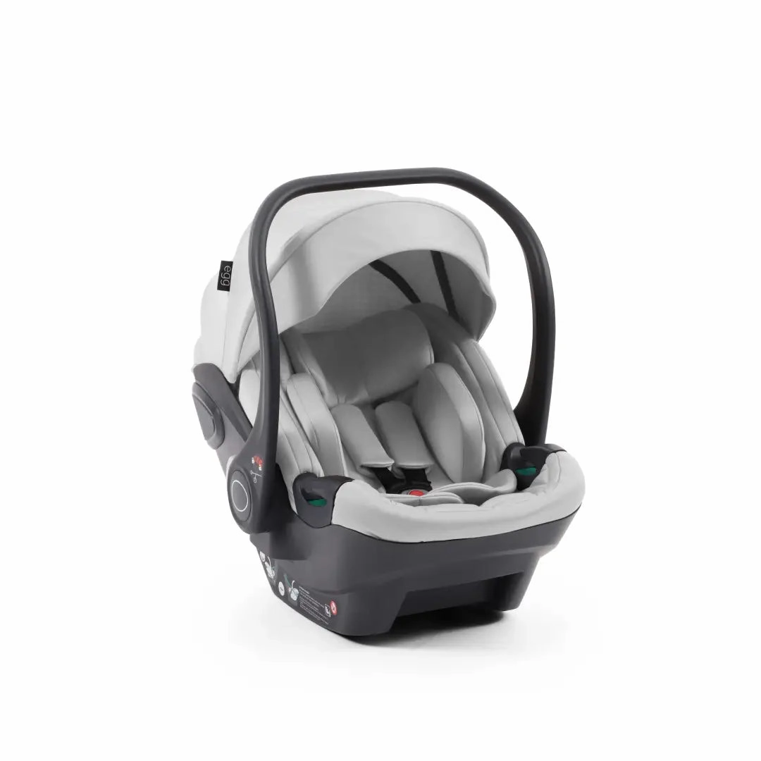 Egg3 Luxury Special Edition Bundle Travel System - Houndstooth Silver