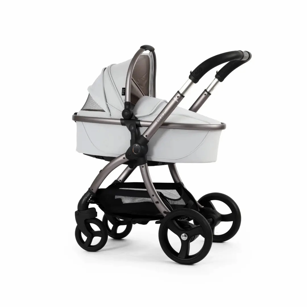 Egg3 Luxury Special Edition Bundle Travel System - Houndstooth Silver