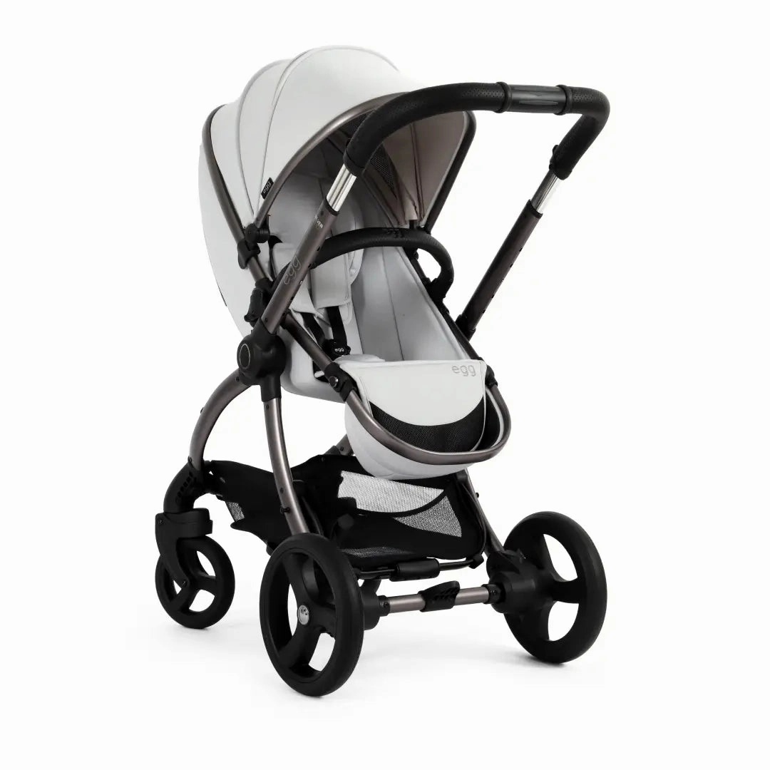 Egg3 Luxury Special Edition Bundle Travel System - Houndstooth Silver