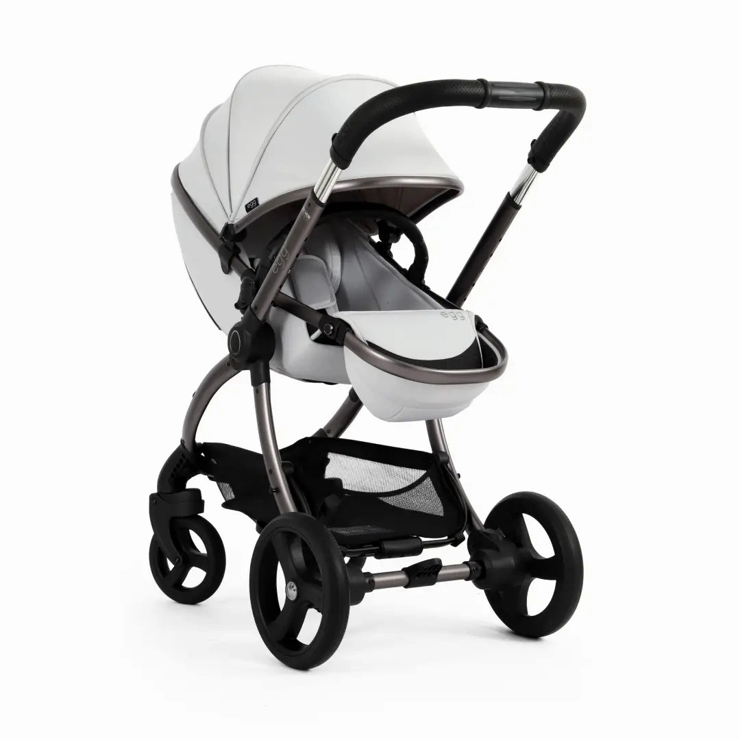 Egg3 Luxury Special Edition Bundle Travel System - Houndstooth Silver