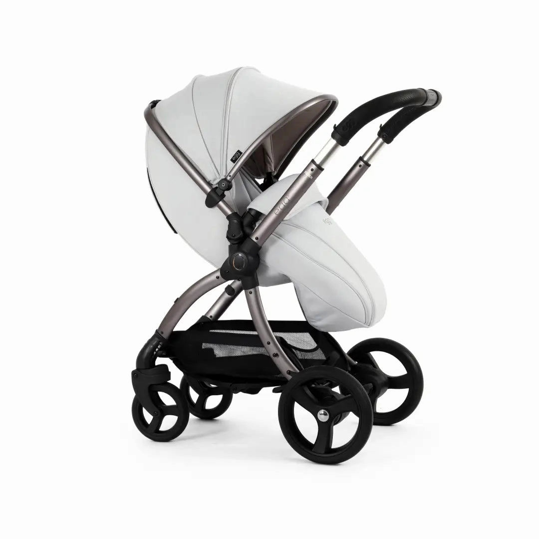 Egg3 Luxury Special Edition Bundle Travel System - Houndstooth Silver