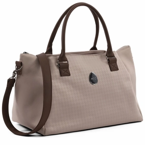 egg3 Overnight Bag - Houndstooth Almond