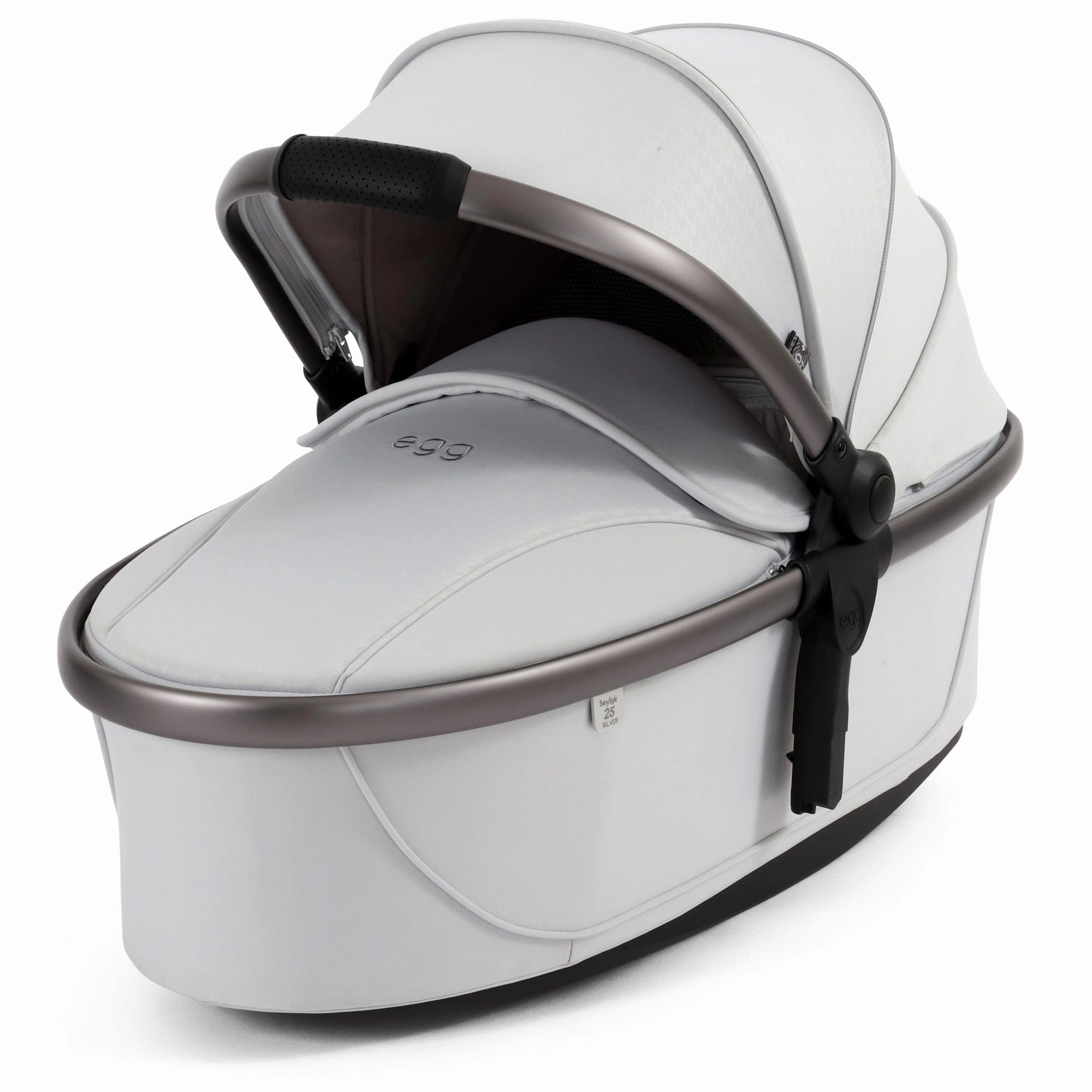egg3 Pram Bundle - Houndstooth Silver