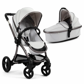 egg3 Pram Bundle - Houndstooth Silver