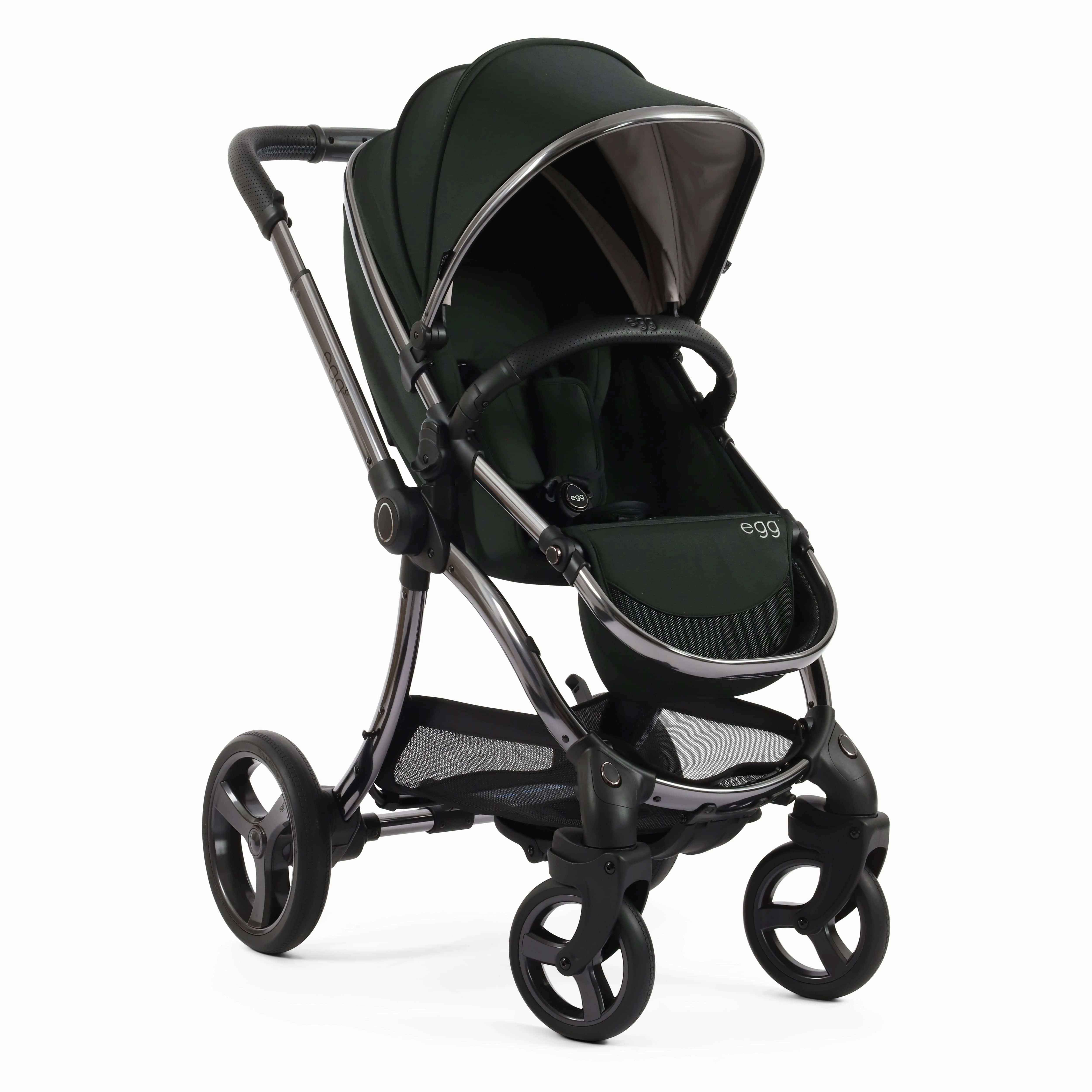 egg3 Pram Bundle Black Olive