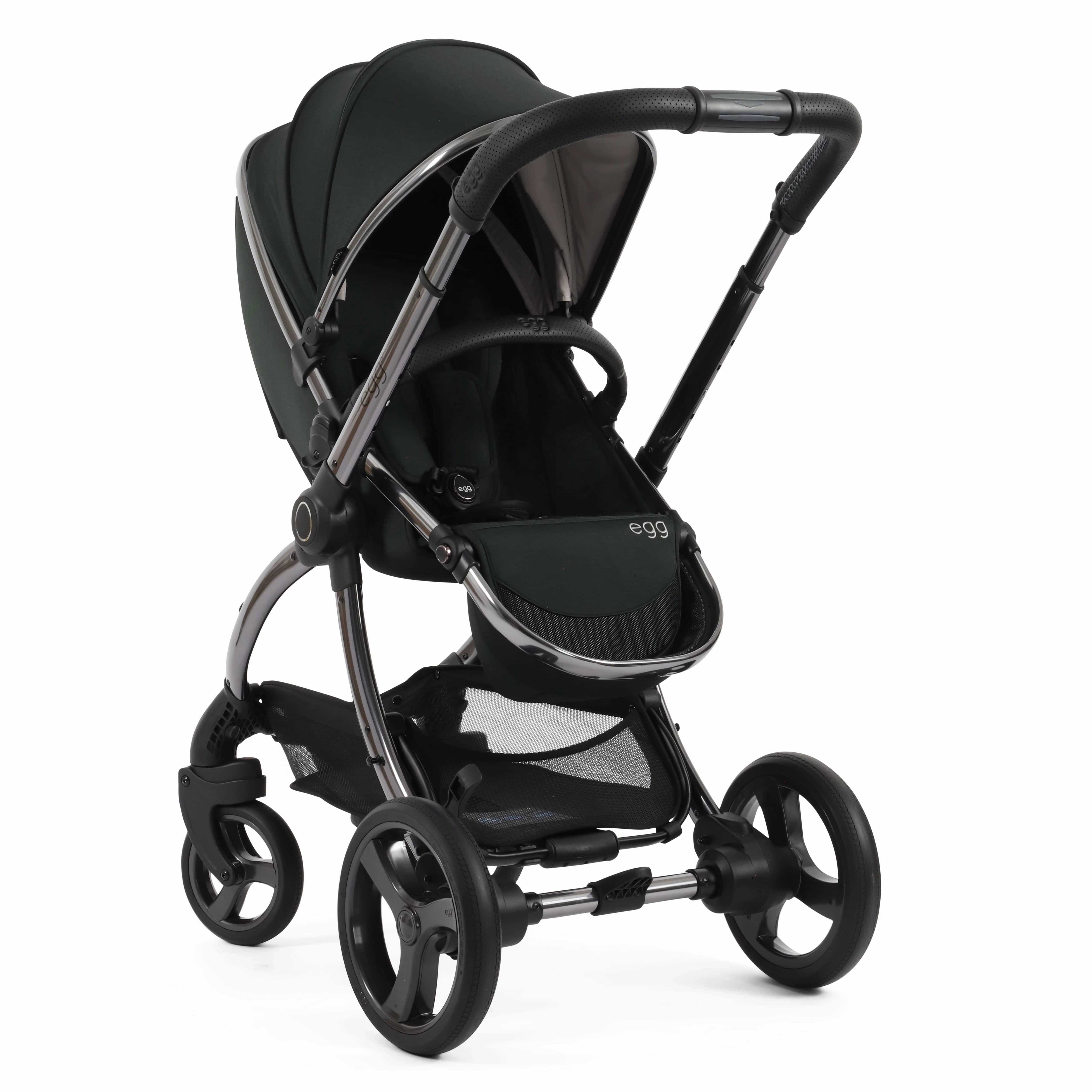 egg3 Pram Bundle Black Olive