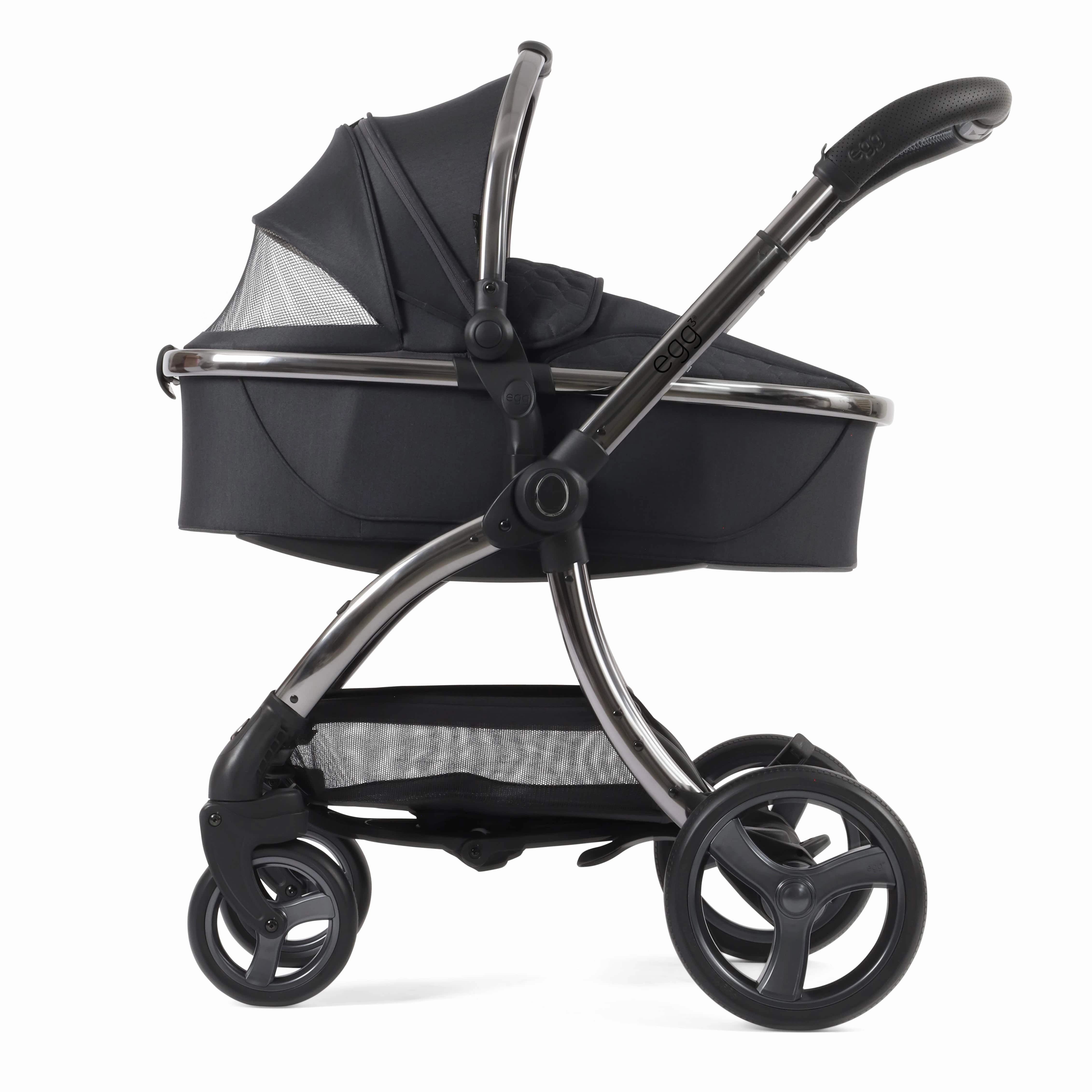 egg3 Pram Bundle Carbonite