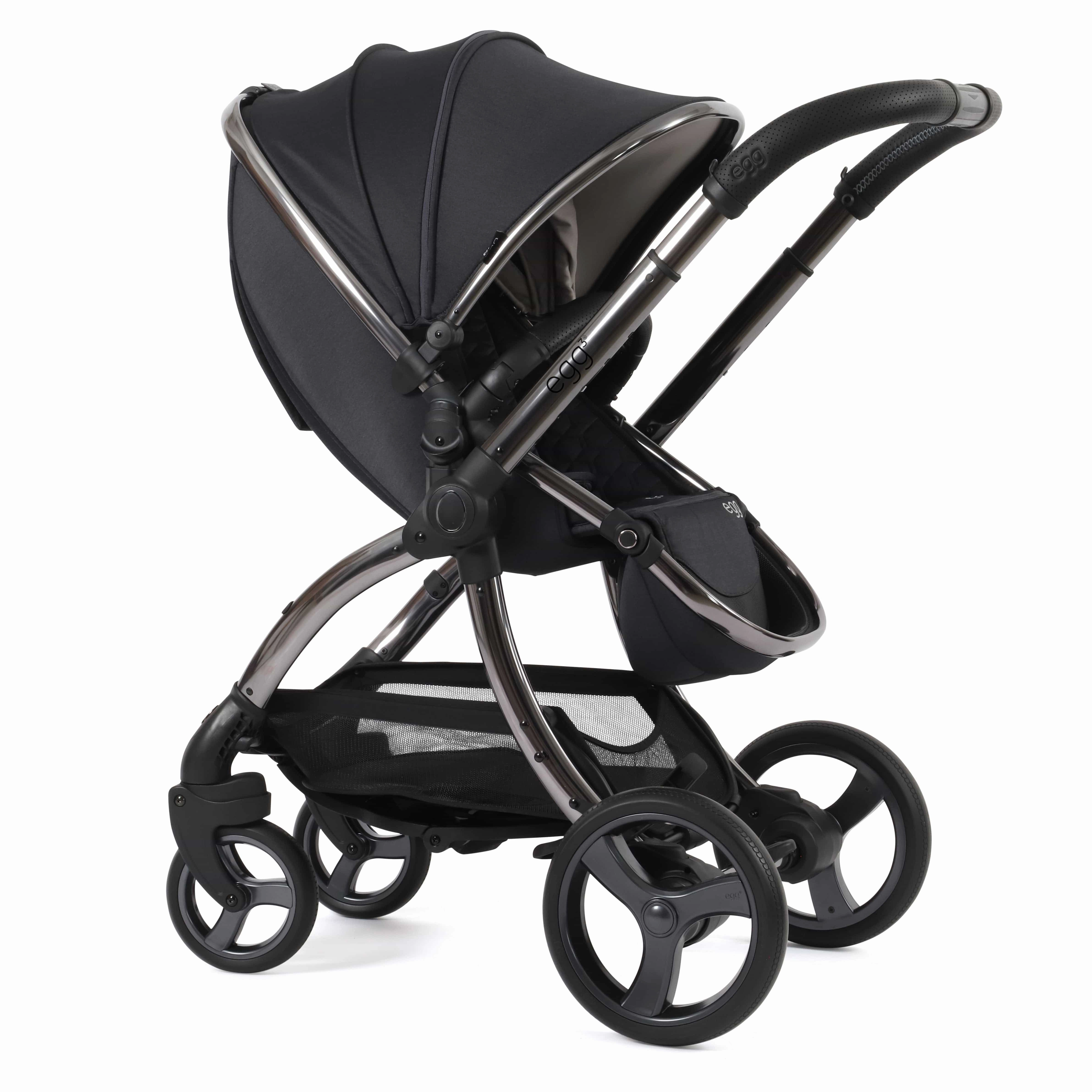 egg3 Pram Bundle Carbonite