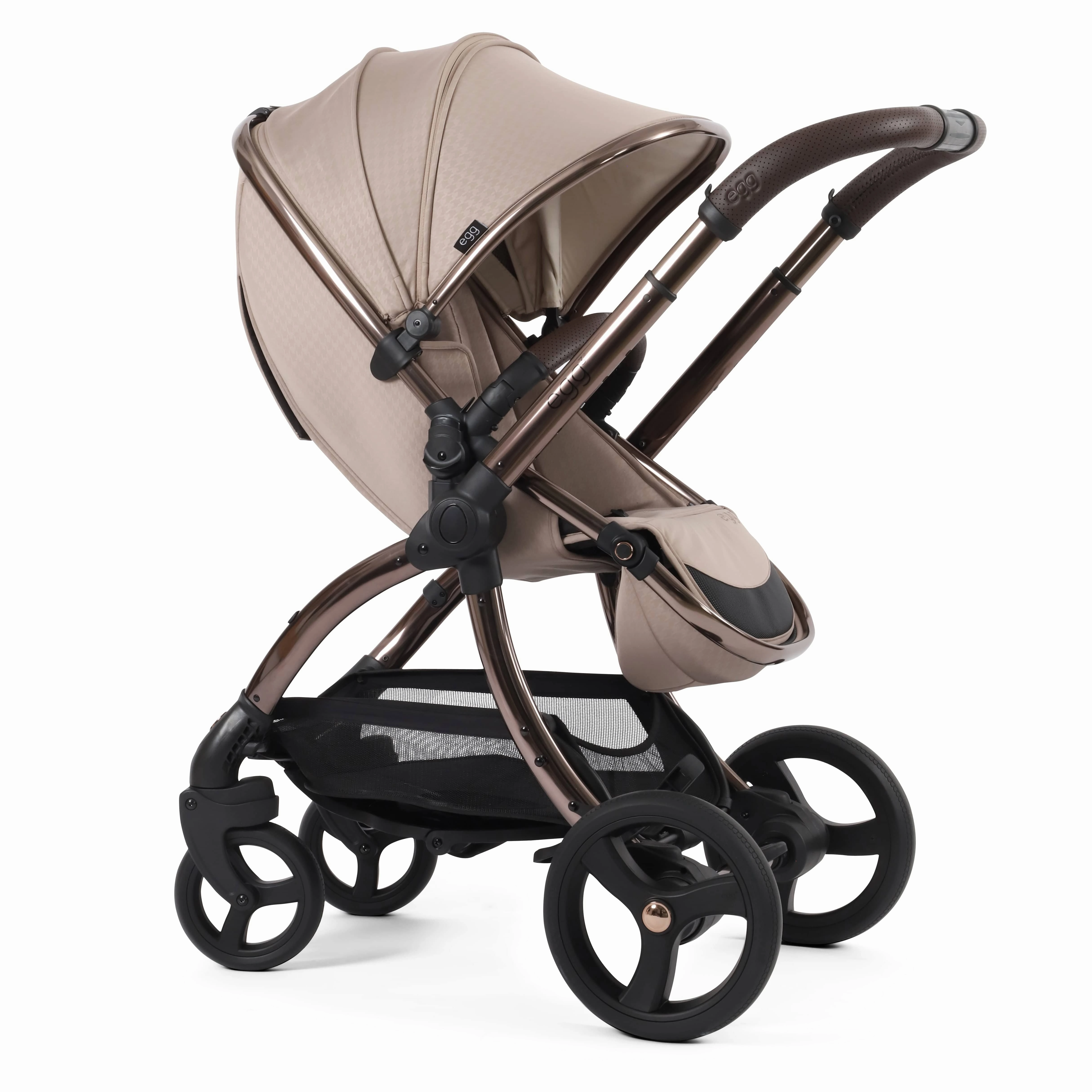 egg3 Pram Bundle Houndstooth Almond Special Edition