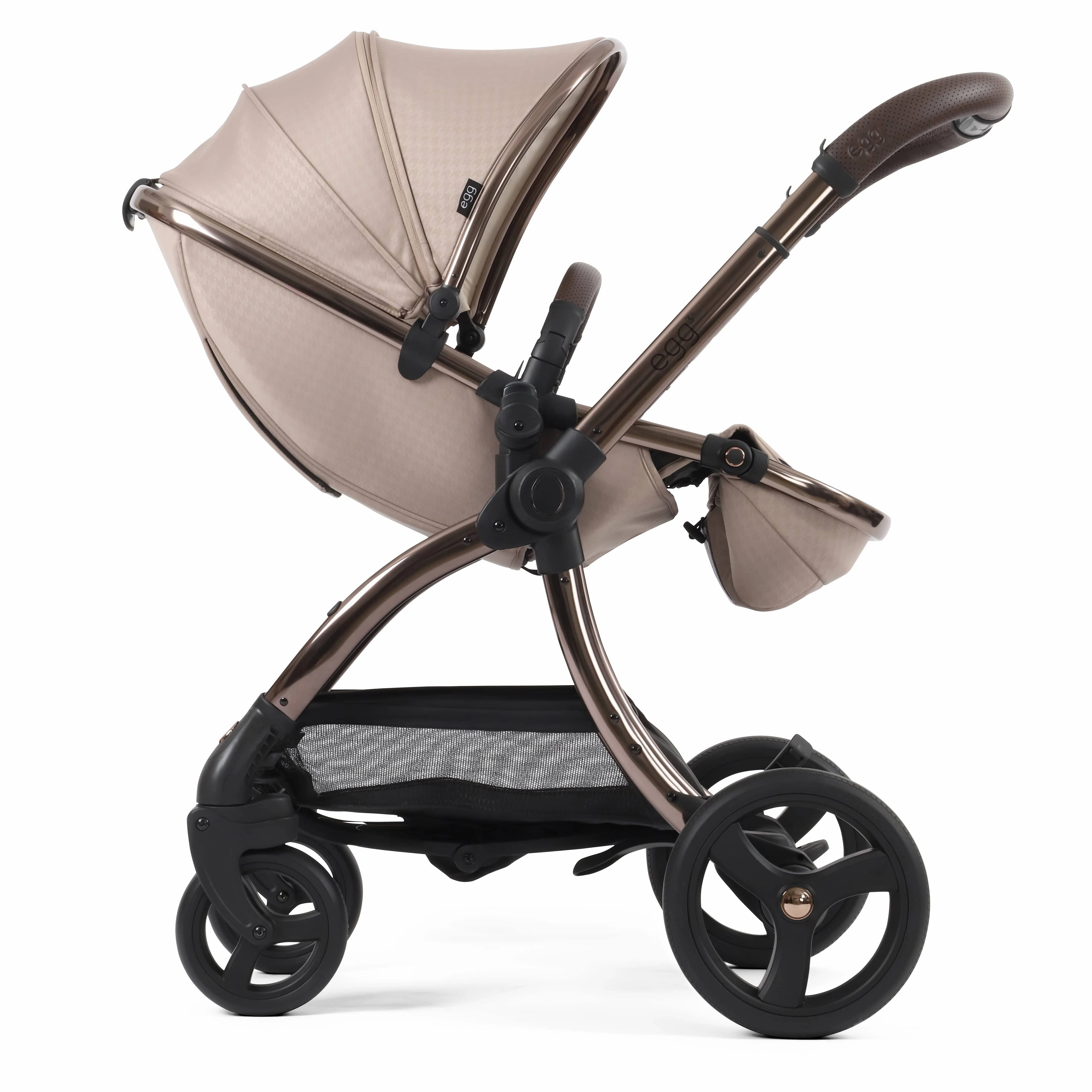 egg3 Pram Bundle Houndstooth Almond Special Edition