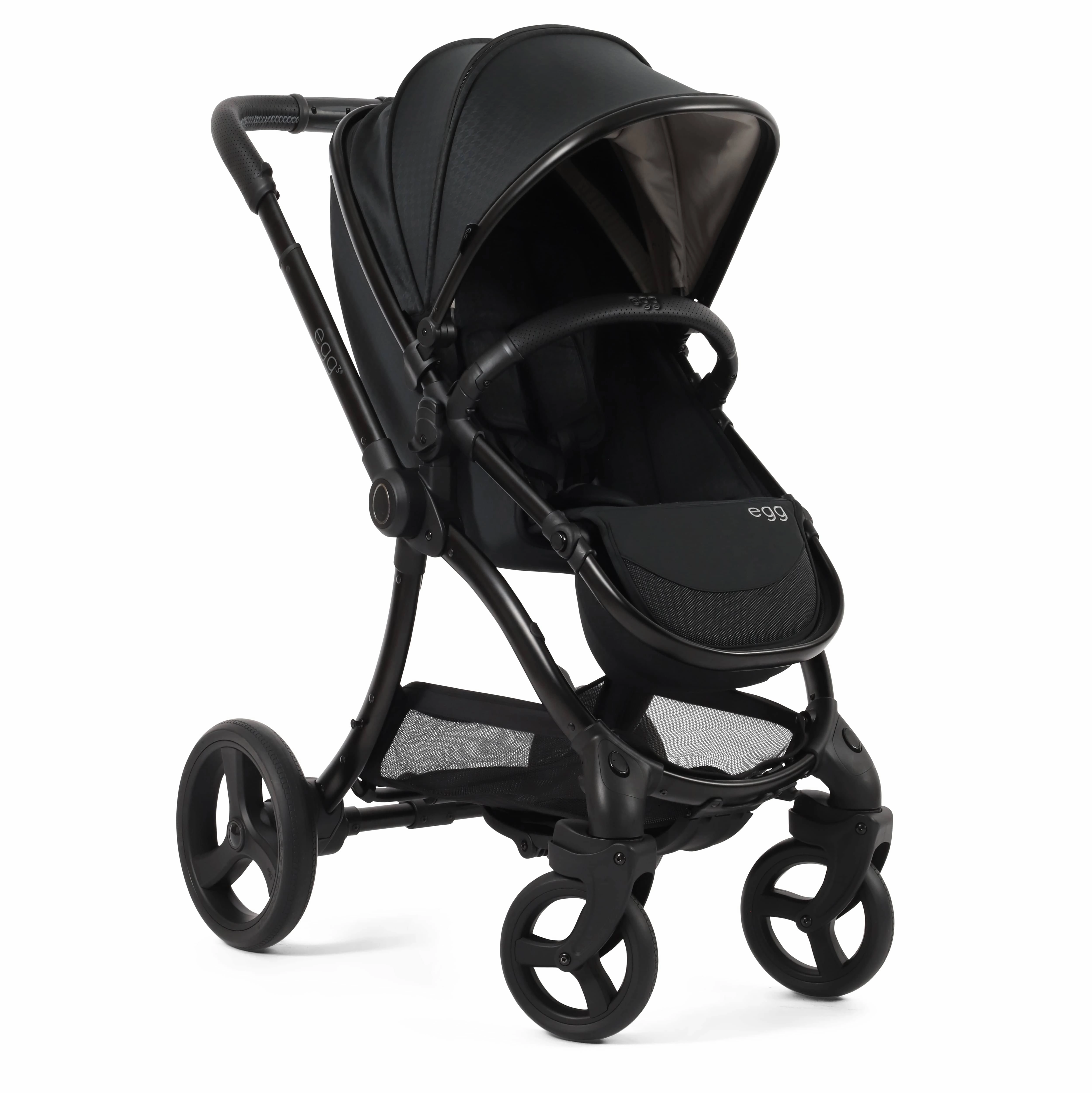 egg3 Pram Bundle Houndstooth Black Special Edition