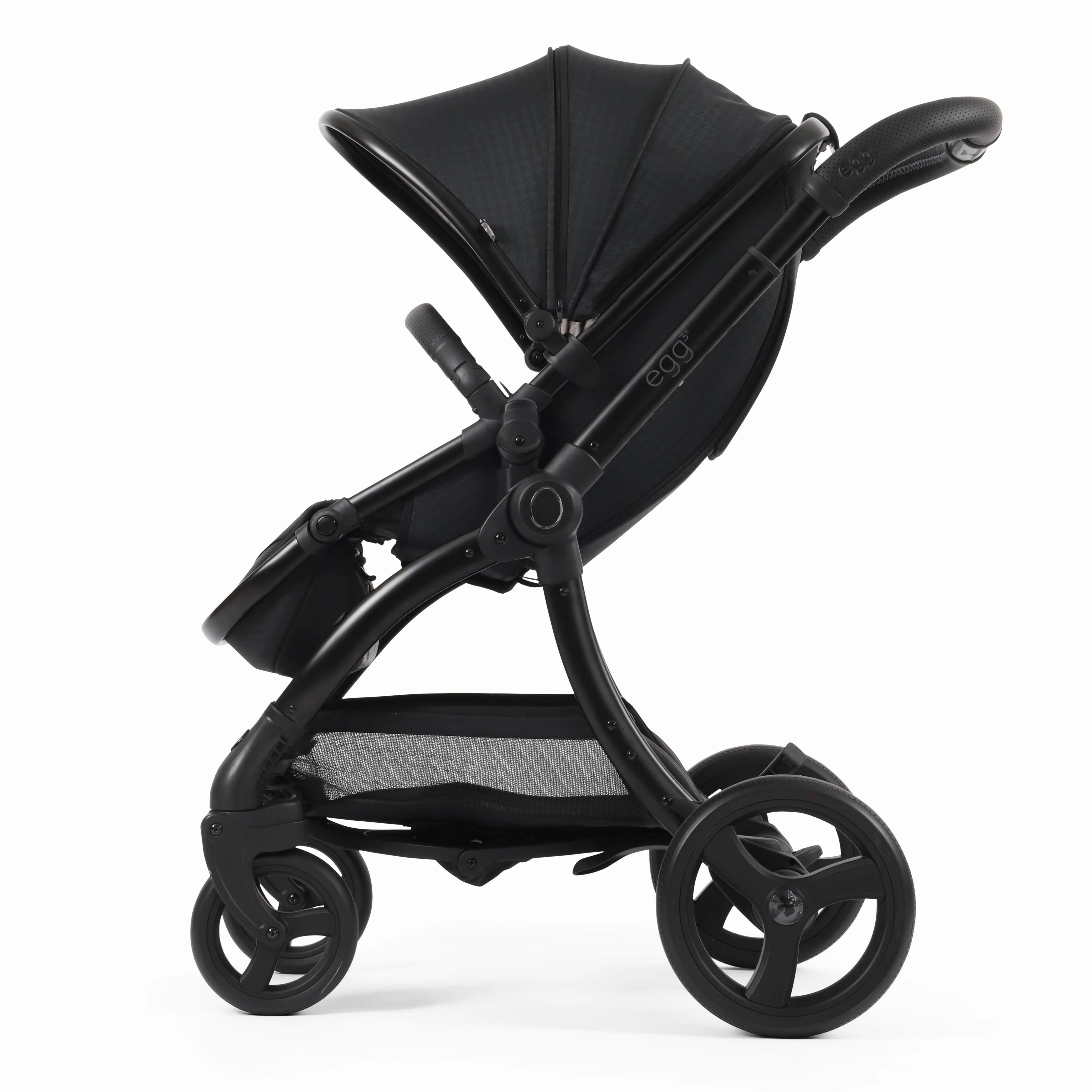 egg3 Pram Bundle Houndstooth Black Special Edition