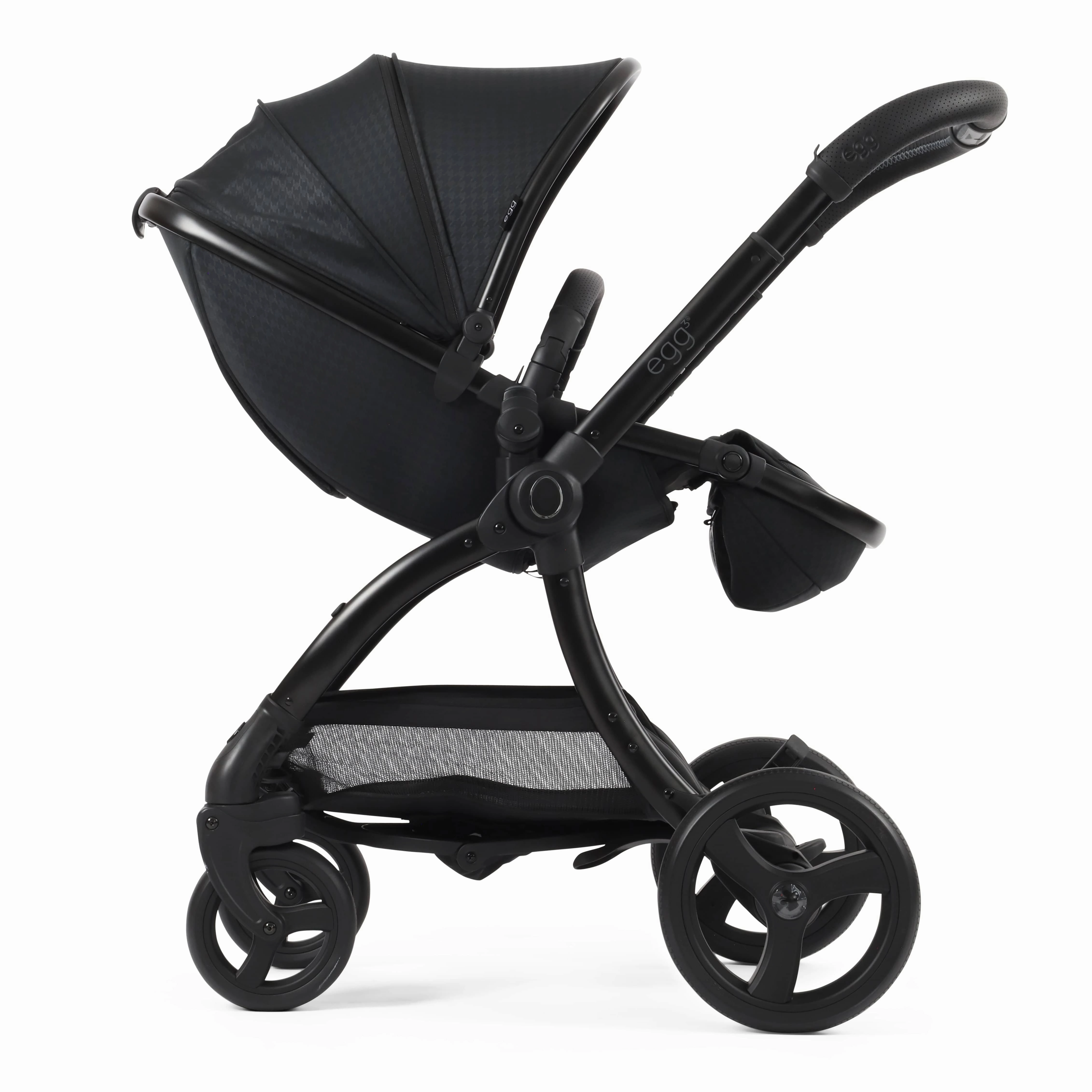 egg3 Pram Bundle Houndstooth Black Special Edition