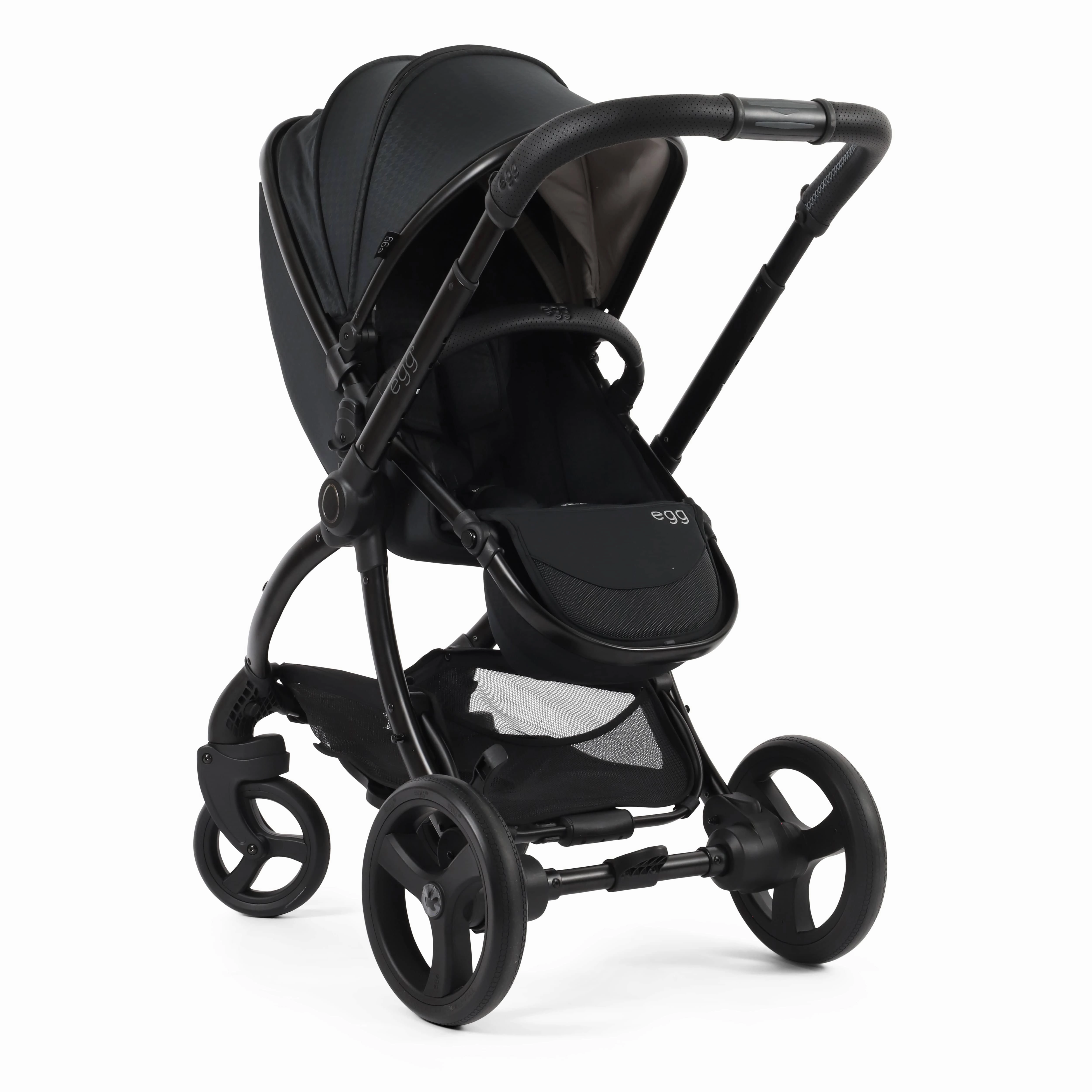 egg3 Pram Bundle Houndstooth Black Special Edition
