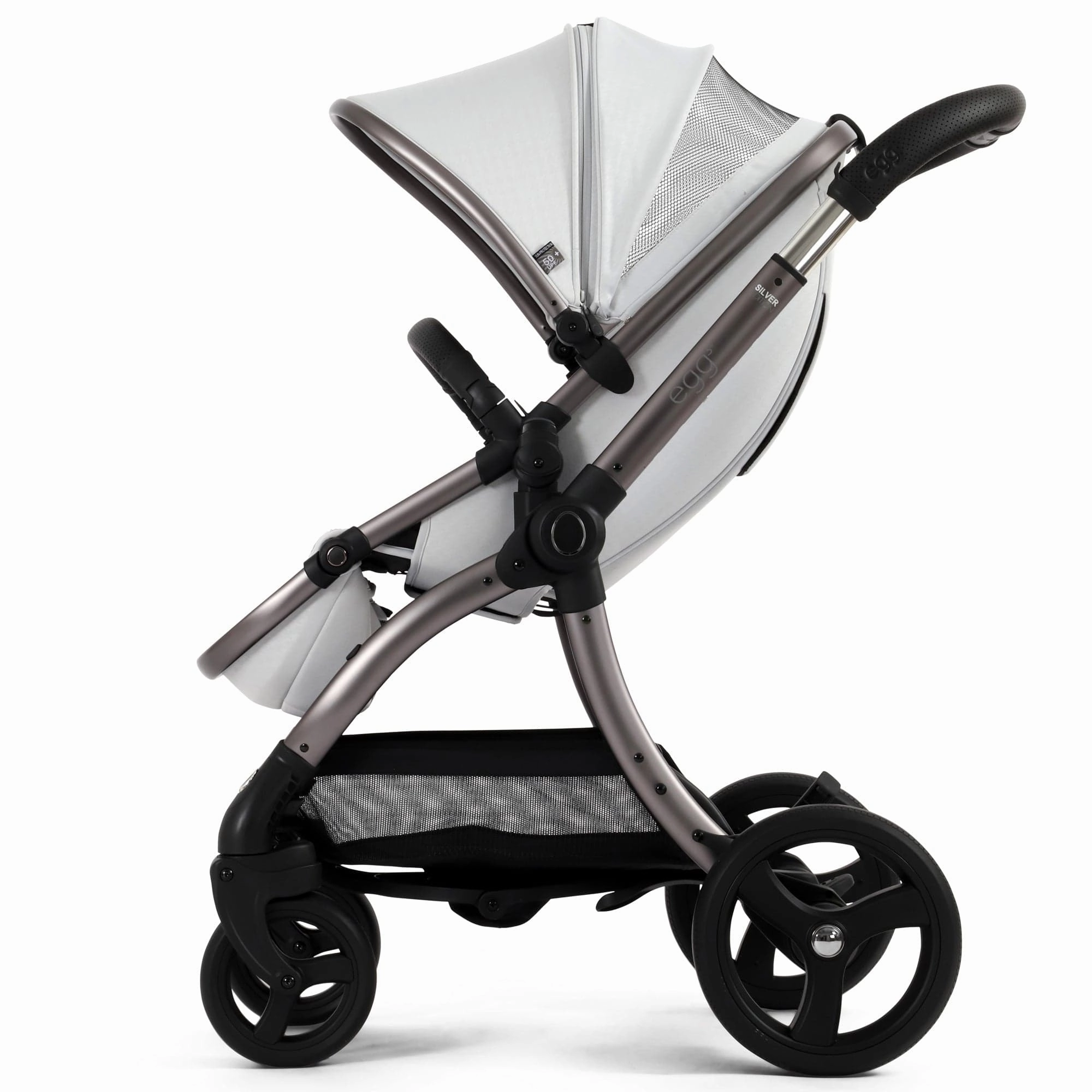egg3 Stroller - Houndstooth Silver