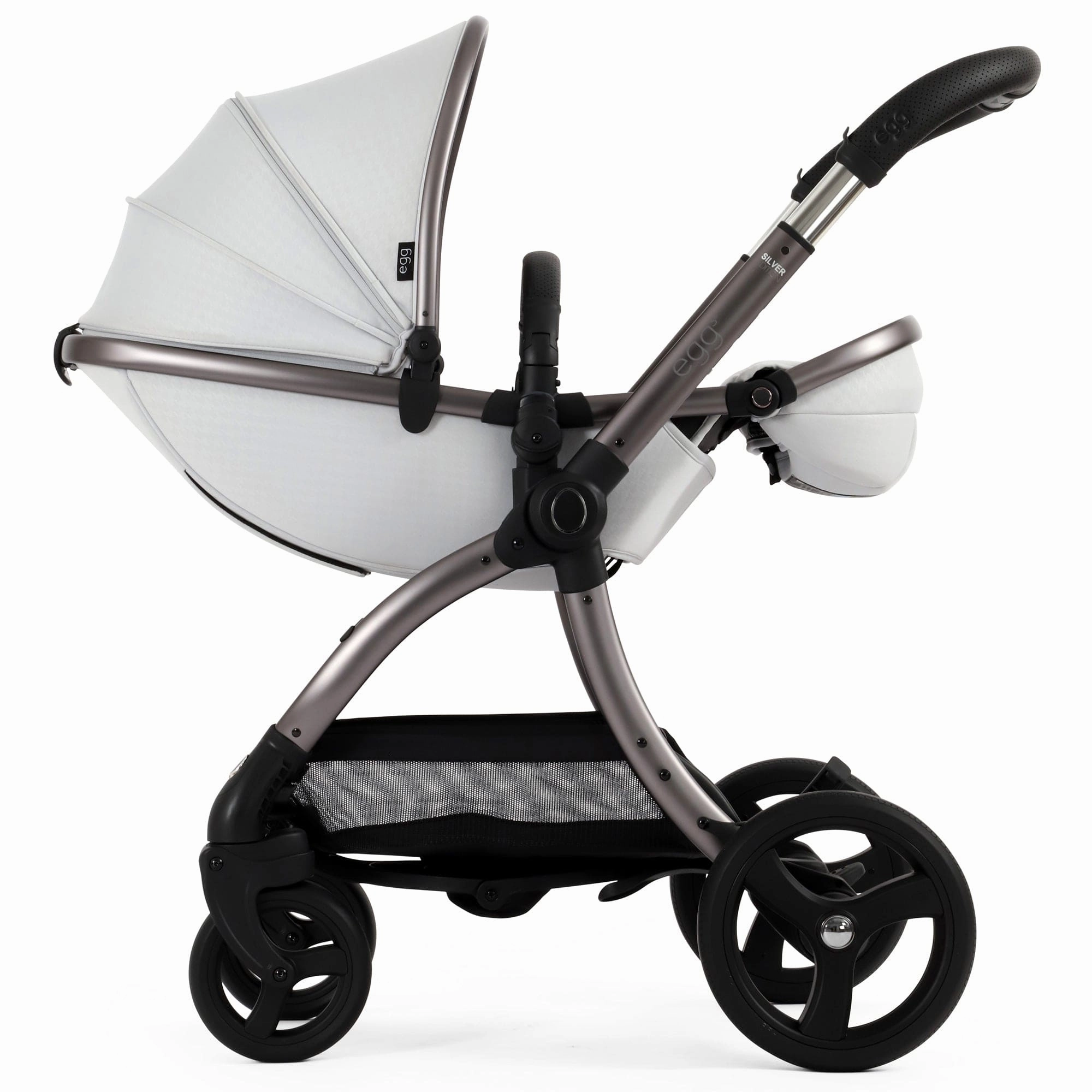 egg3 Stroller - Houndstooth Silver