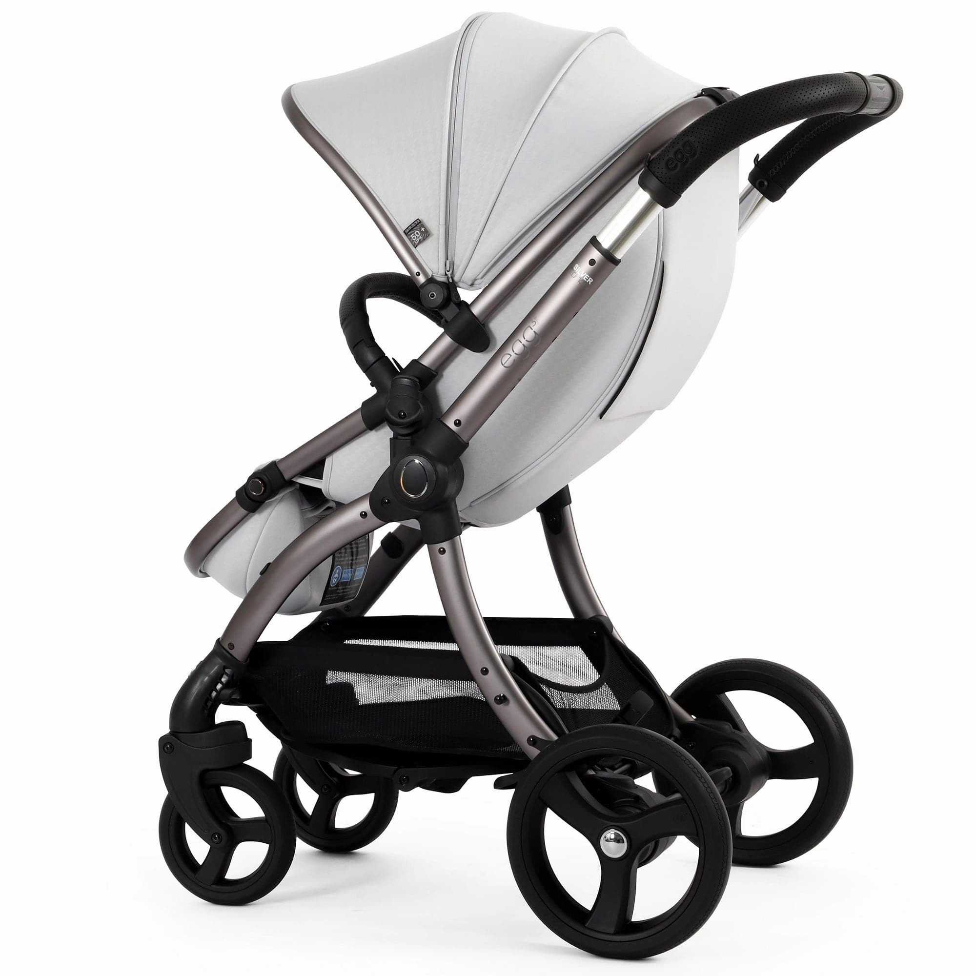 egg3 Stroller - Houndstooth Silver