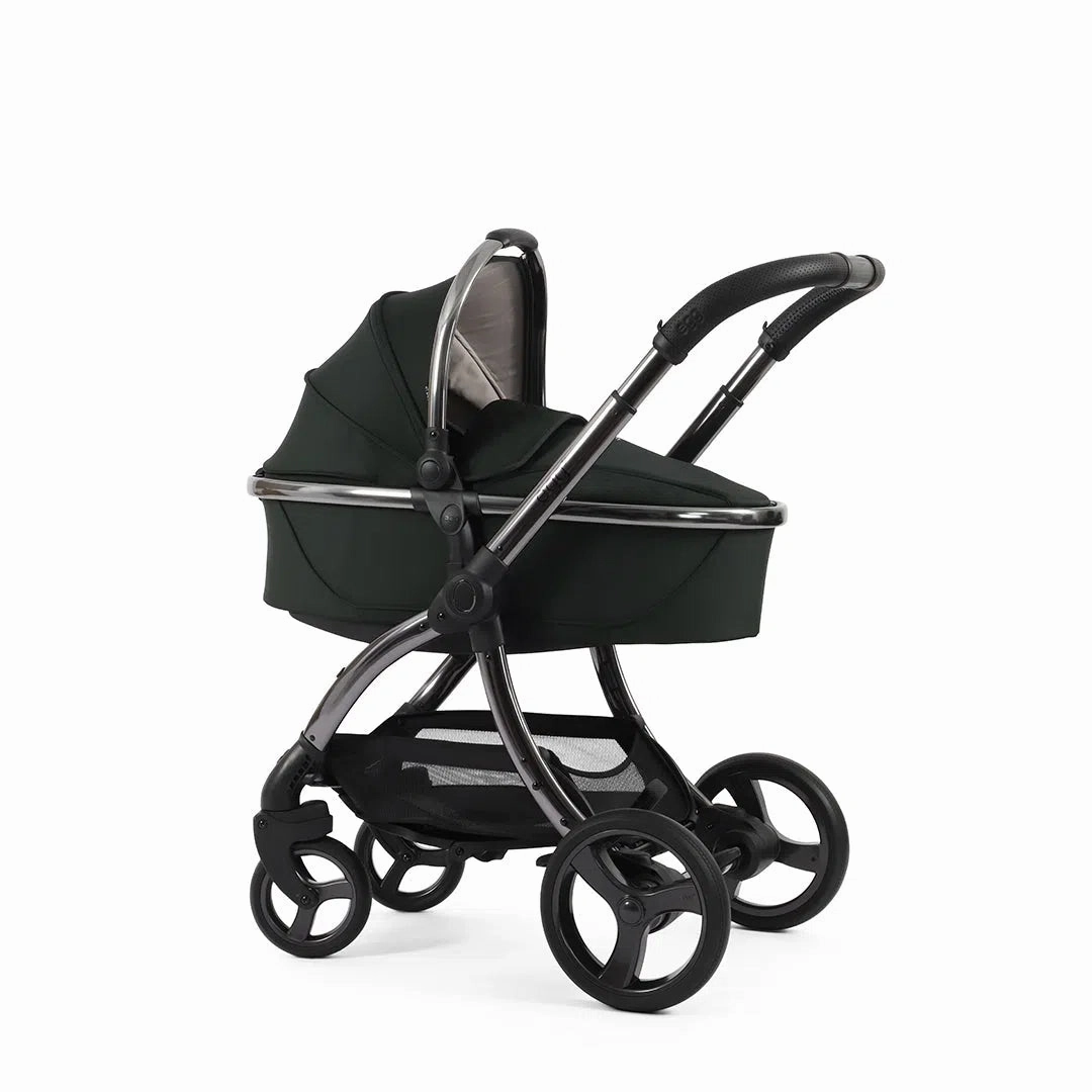 Egg3 With Cozee Air Bedside Crib Sleep Bundle - Black Olive