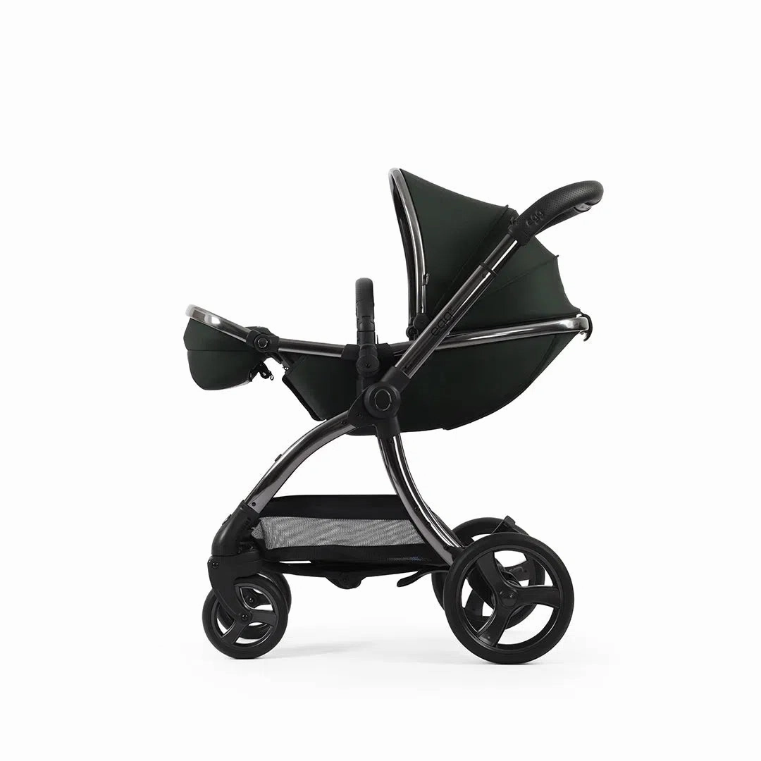 Egg3 With Cozee Air Bedside Crib Sleep Bundle - Black Olive