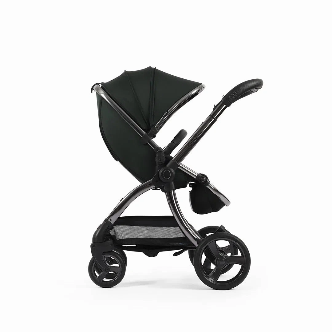 Egg3 With Cozee Air Bedside Crib Sleep Bundle - Black Olive