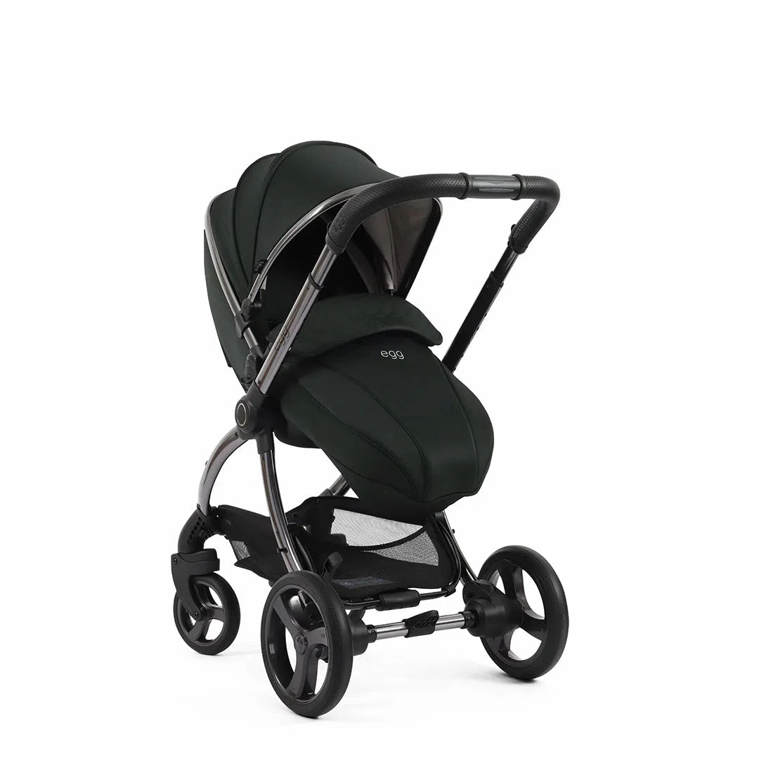 Egg3 With Cozee Air Bedside Crib Sleep Bundle - Black Olive