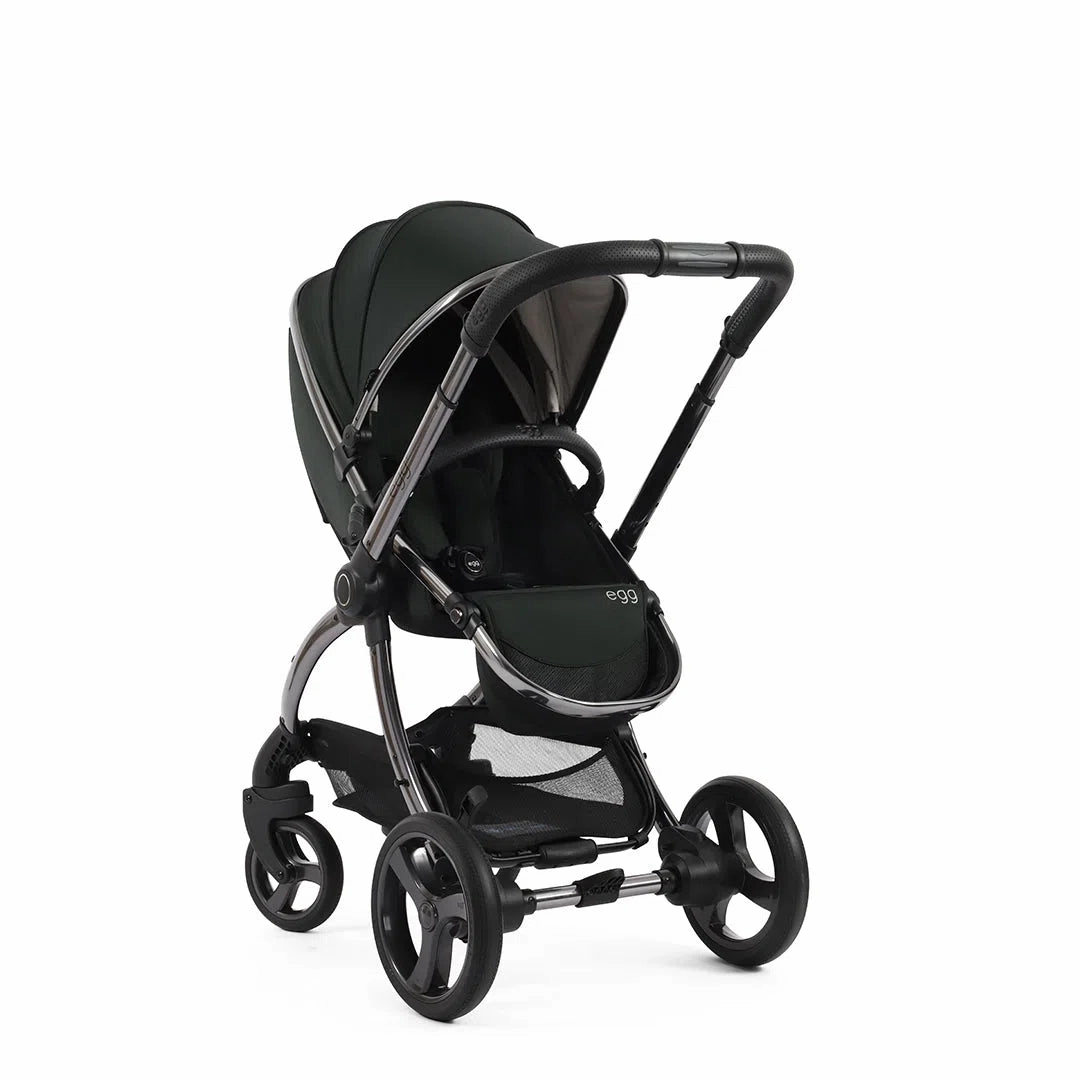 Egg3 With Cozee Air Bedside Crib Sleep Bundle - Black Olive