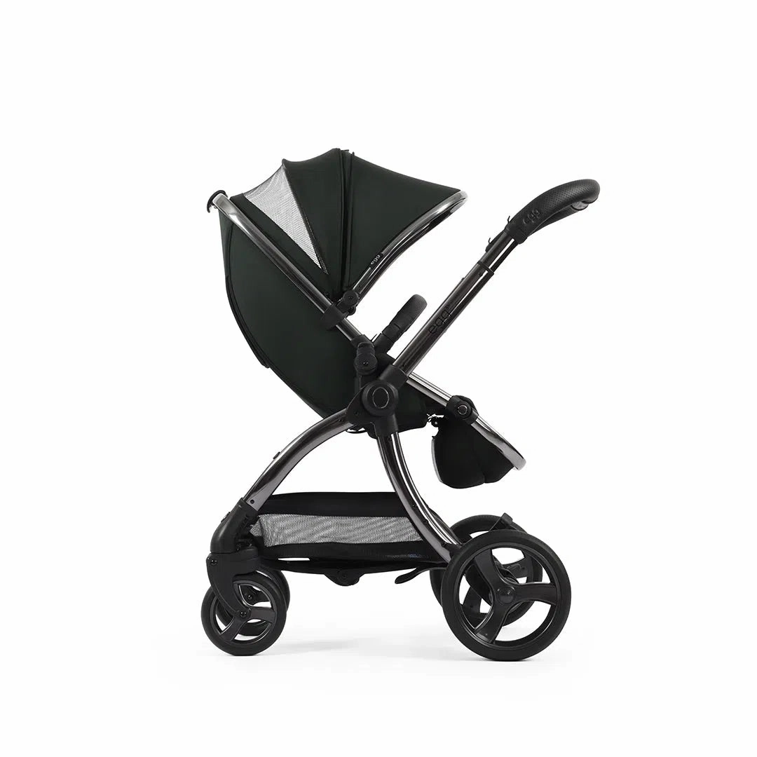Egg3 With Cozee Air Bedside Crib Sleep Bundle - Black Olive
