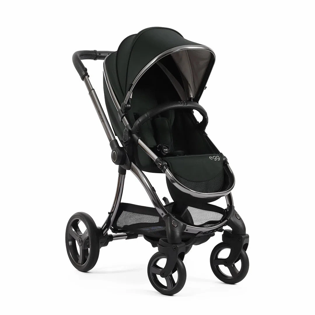 Egg3 With Cozee Air Bedside Crib Sleep Bundle - Black Olive