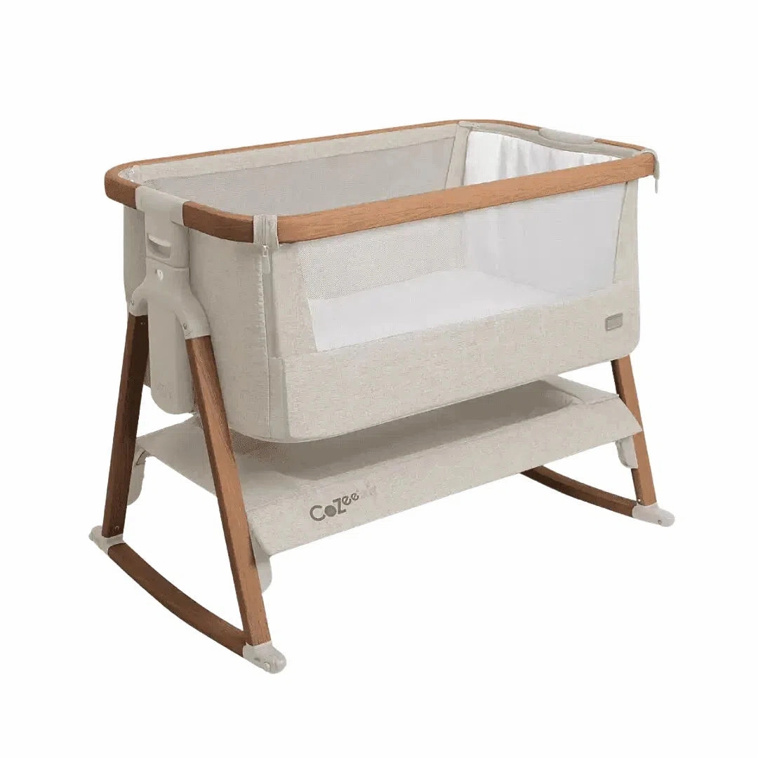 Egg3 With Cozee Air Bedside Crib Sleep Bundle - Black Olive