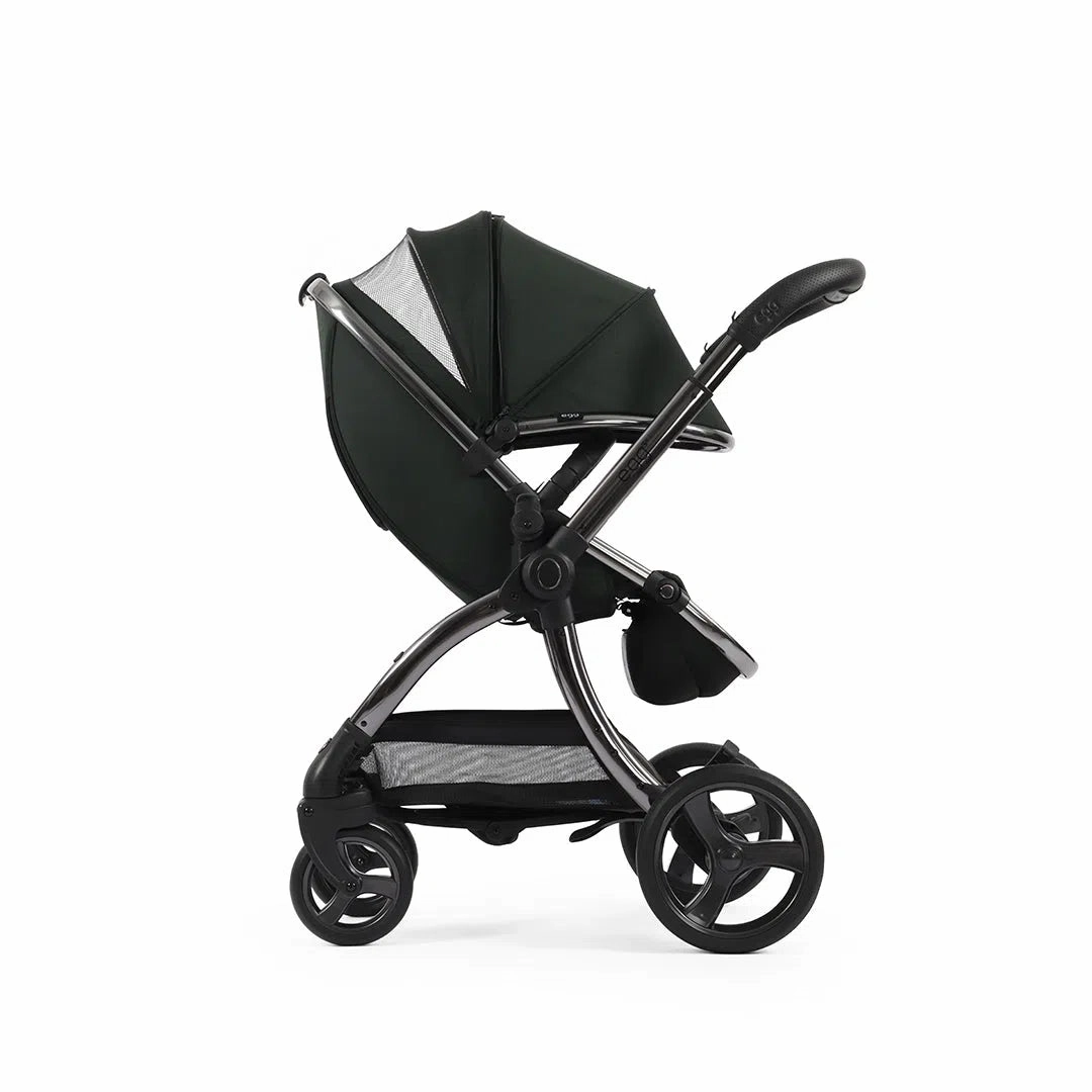 Egg3 With Cozee Air Bedside Crib Sleep Bundle - Black Olive