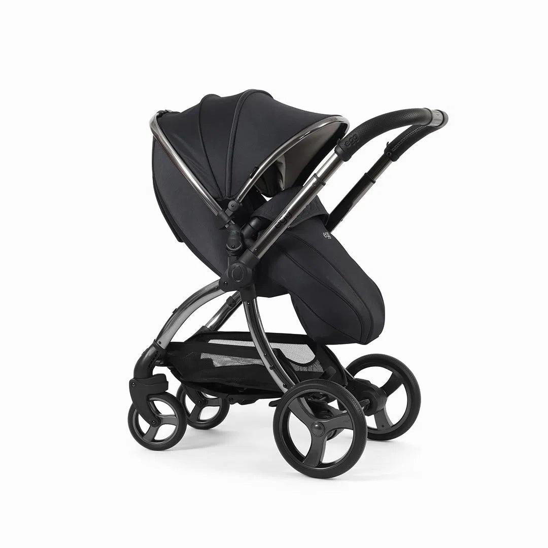 Egg3 With Cozee Air Bedside Crib Sleep Bundle - Carbonite