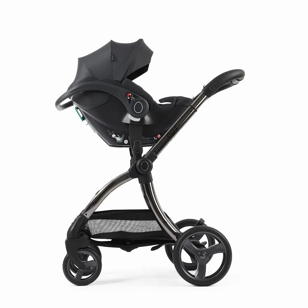 Egg3 With Cozee Air Bedside Crib Sleep Bundle - Carbonite