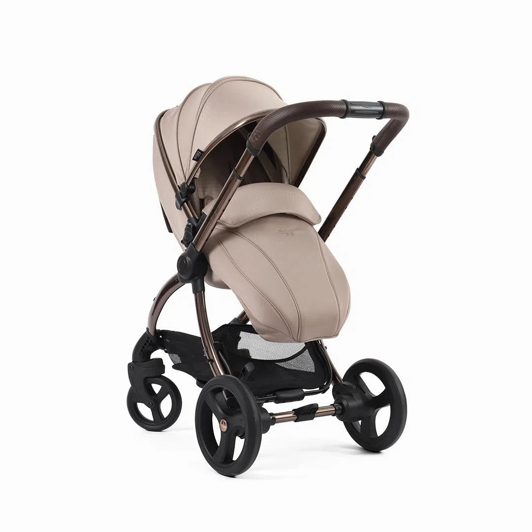 Egg3 With Cozee Air Bedside Crib Sleep Bundle Special Edition - Houndstooth Almond