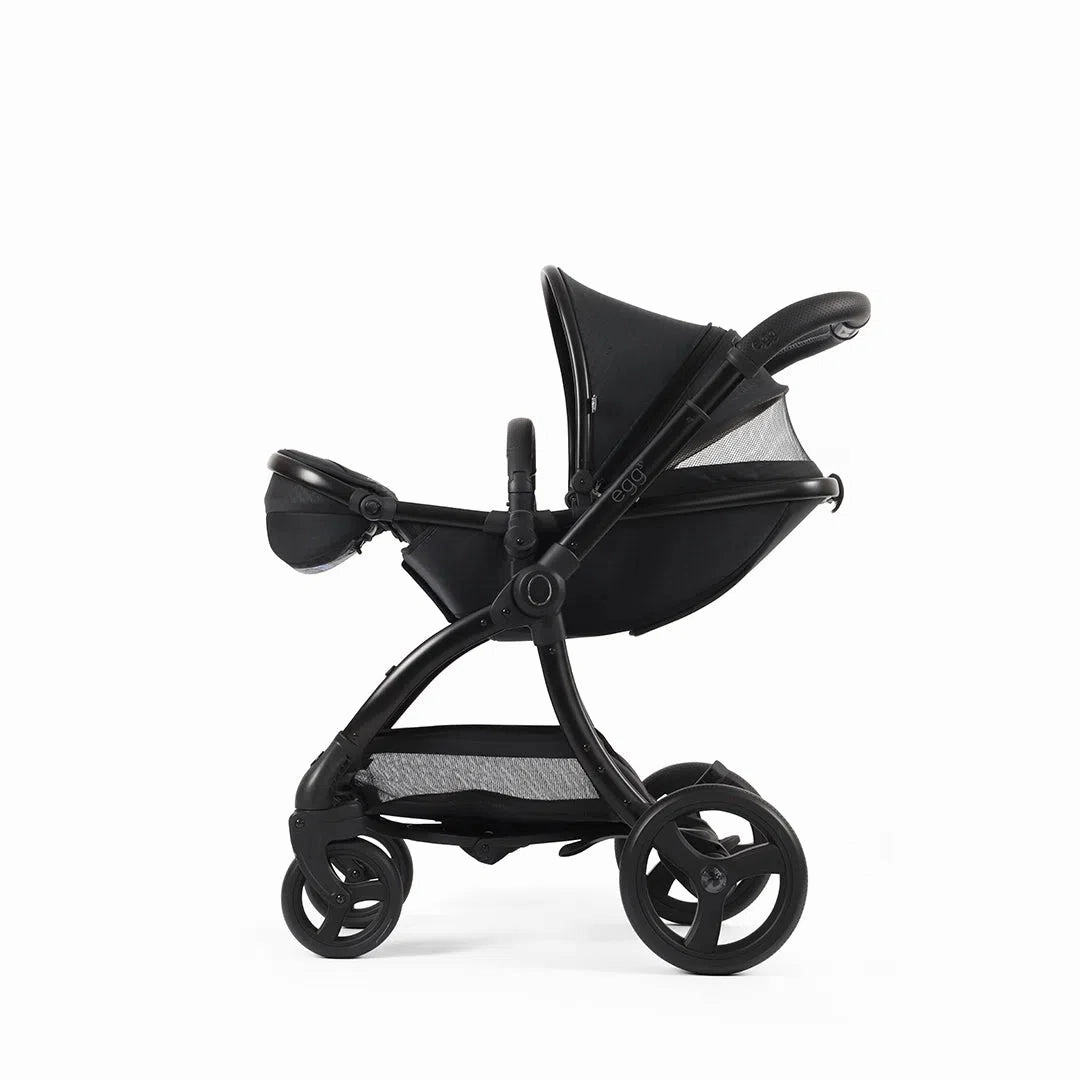 Egg3 With Cozee Air Bedside Crib Sleep Bundle Special Edition - Houndstooth Black