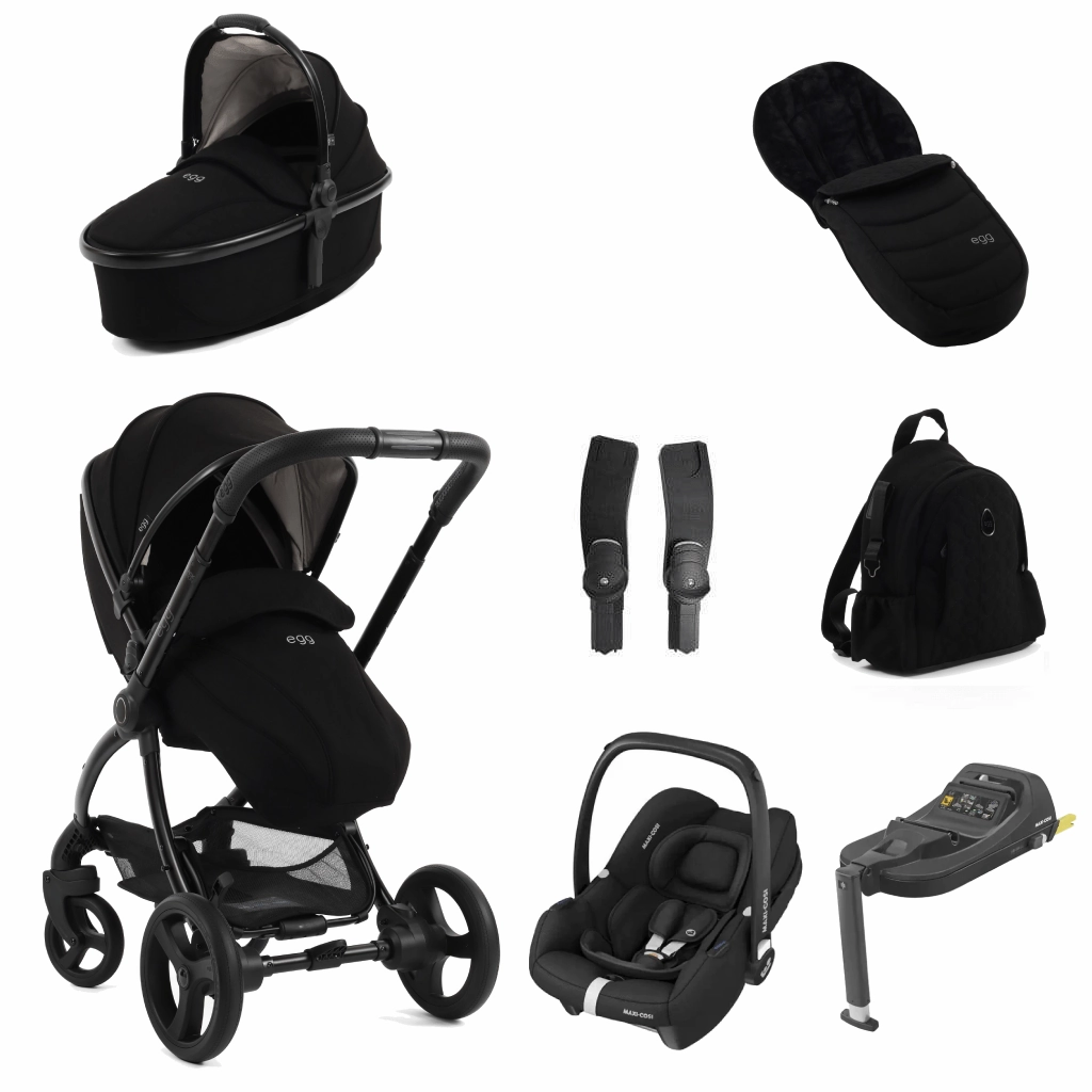 Egg 3 Luxury Cabriofix i-Size Travel System - Black Edition